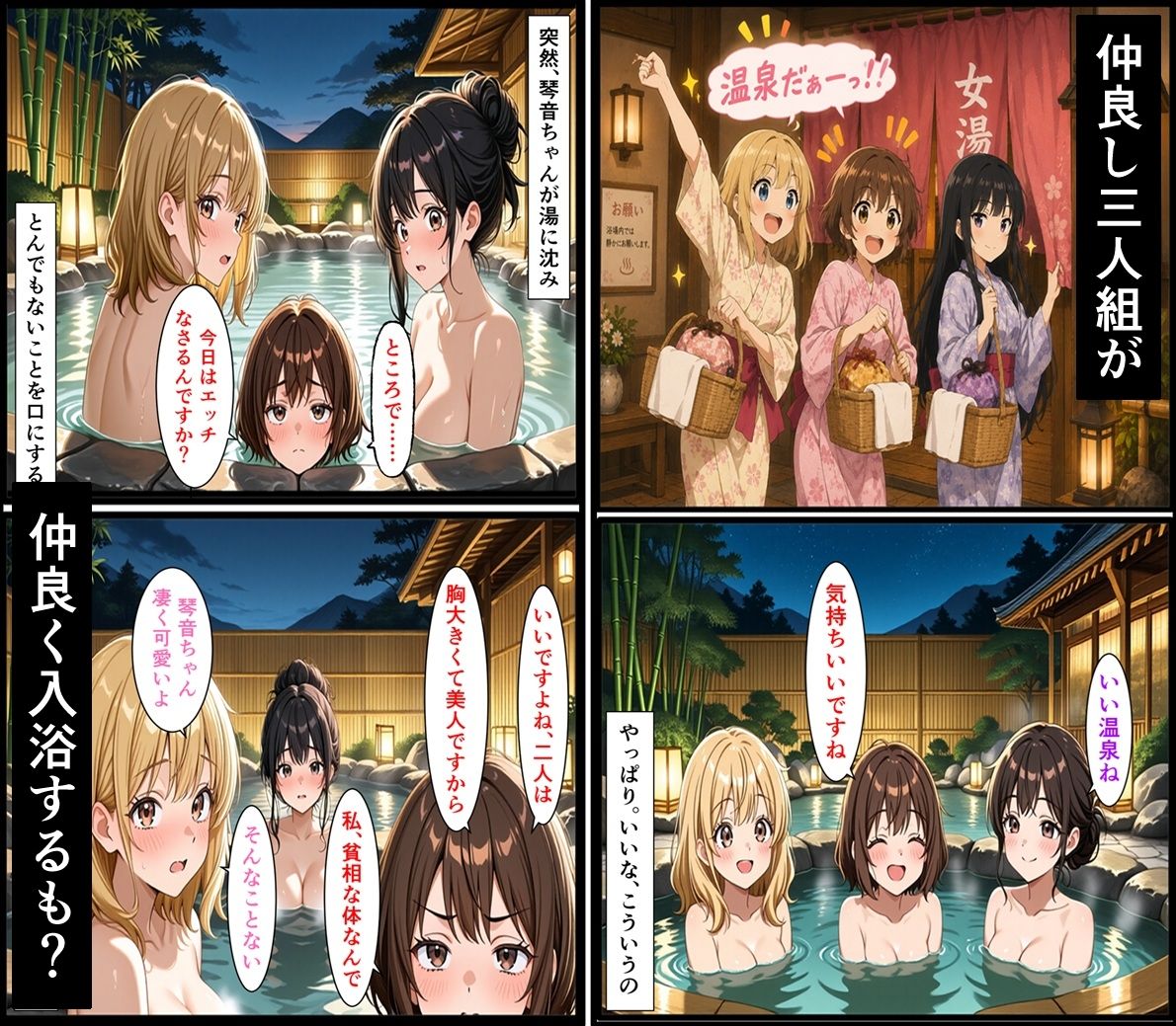 無防備すぎる同級生に、理性が追いつかなかった話 第14話「秋色の温泉旅行」 サンプル2ページ目