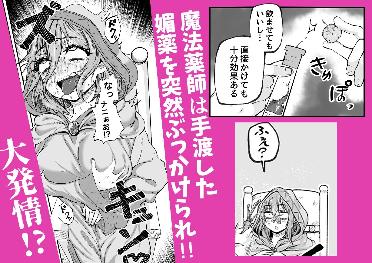 物臭ぽっちゃりエルフに媚薬をかけてみた 〜発情してるのをいいことにHな事をしまくる〜 サンプル2ページ目