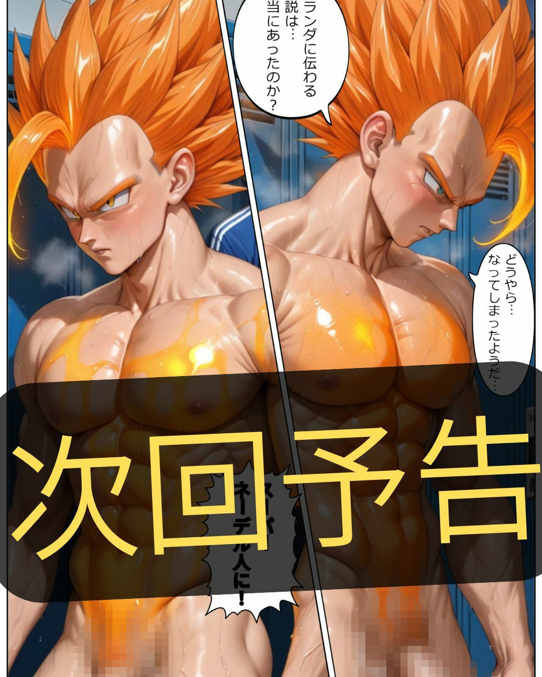【47枚】2話18号×ベジータ/W祭典の禁断ロッカールームで即ハメ！プライドを賭けた汗だく生セックス 2 サンプル7ページ目