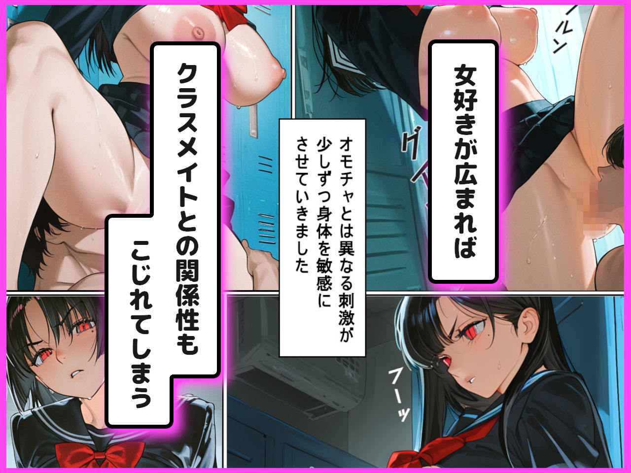 男女比1:20の終末貞操逆転世界で女の子好きな私が種付けされる話 サンプル8ページ目