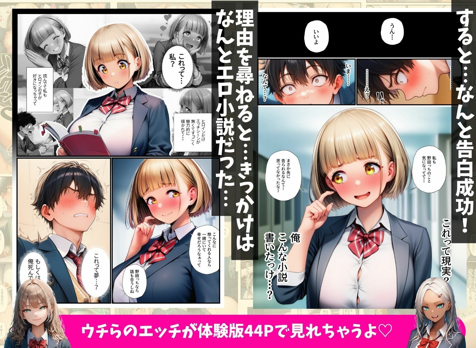 オタクの俺をいじめる一軍ギャル達をエロ小説のネタにしたらホントに中出しセックスできちゃった話 サンプル8ページ目