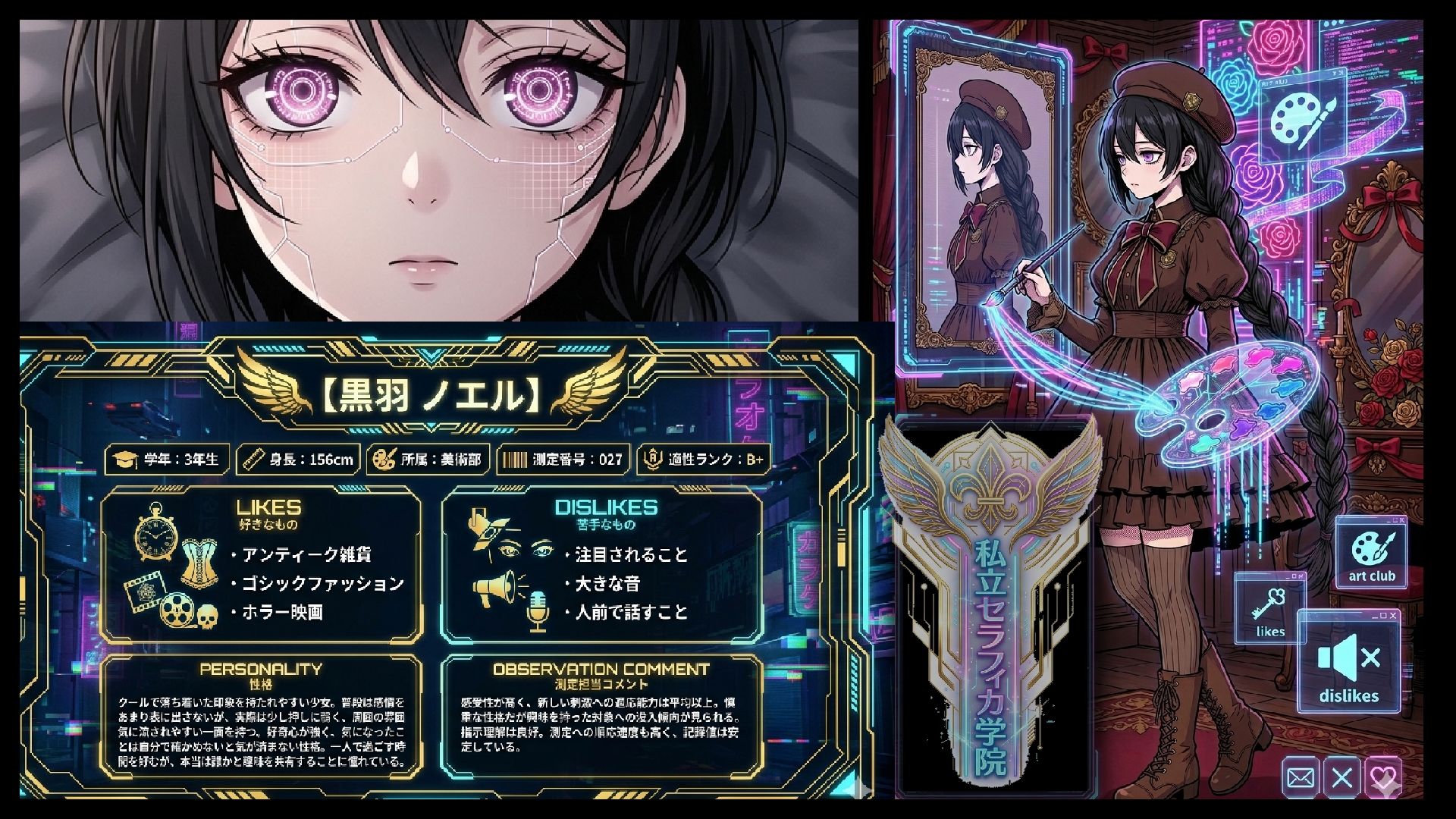黒髪三つ編みを認識改編！残り●ー汁まで味わう異常検査〜私立セラフィカ学院  女子名鑑〜 サンプル7ページ目