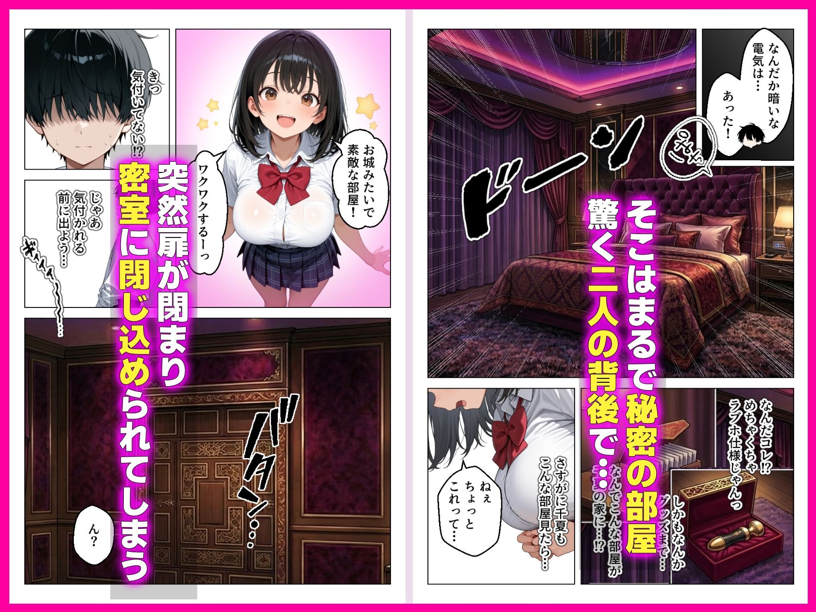 清楚系幼馴染が媚薬で発情_密室で性欲全開求愛セックス サンプル3ページ目