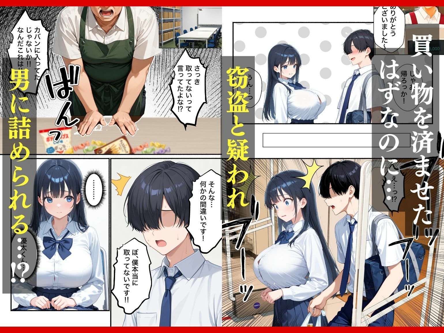 清楚系彼女が寝取られ絶頂しメス堕ちする話 サンプル3ページ目