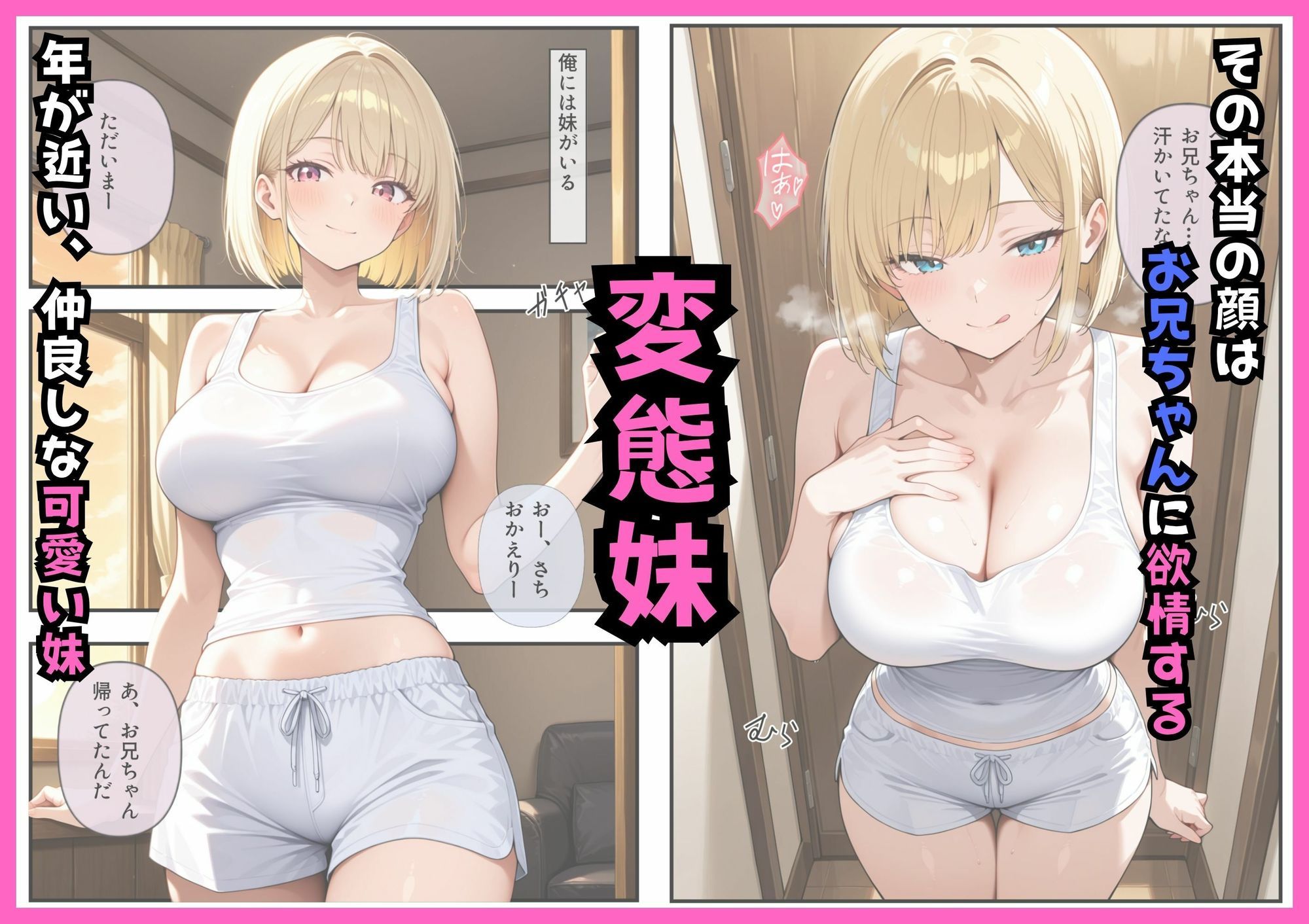 俺のことが好きすぎる妹に襲われたので中出し孕ませセックスをする！ サンプル1ページ目