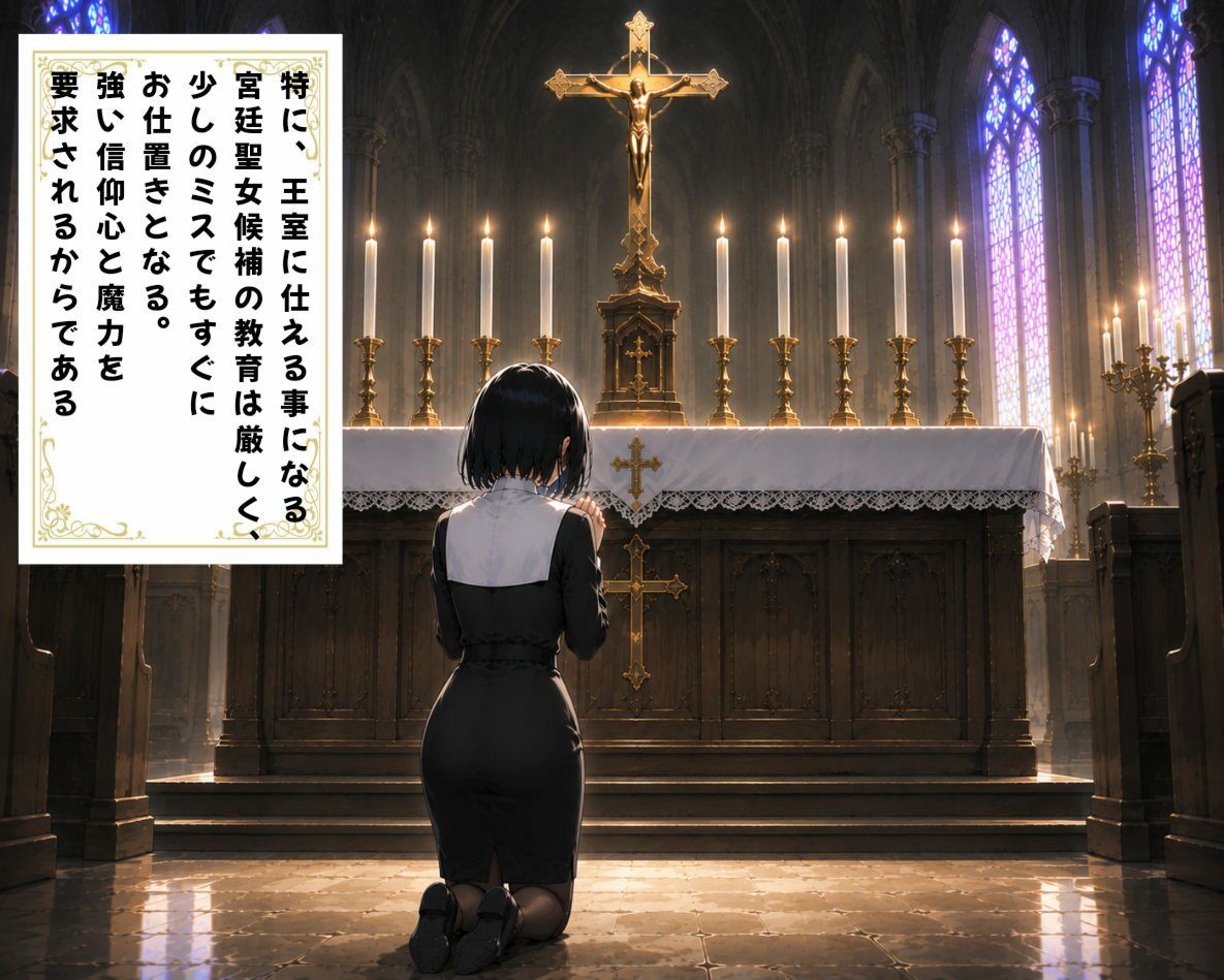 王立聖女育成学院のお仕置き サンプル3ページ目
