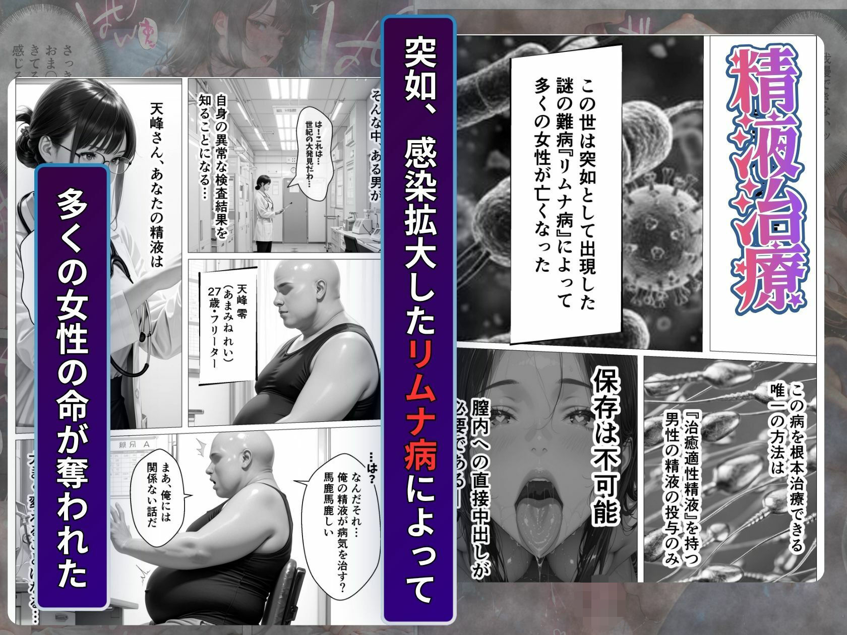 精液治療〜治療と称して放尿アクメするまで母娘を犯してみた〜 サンプル1ページ目