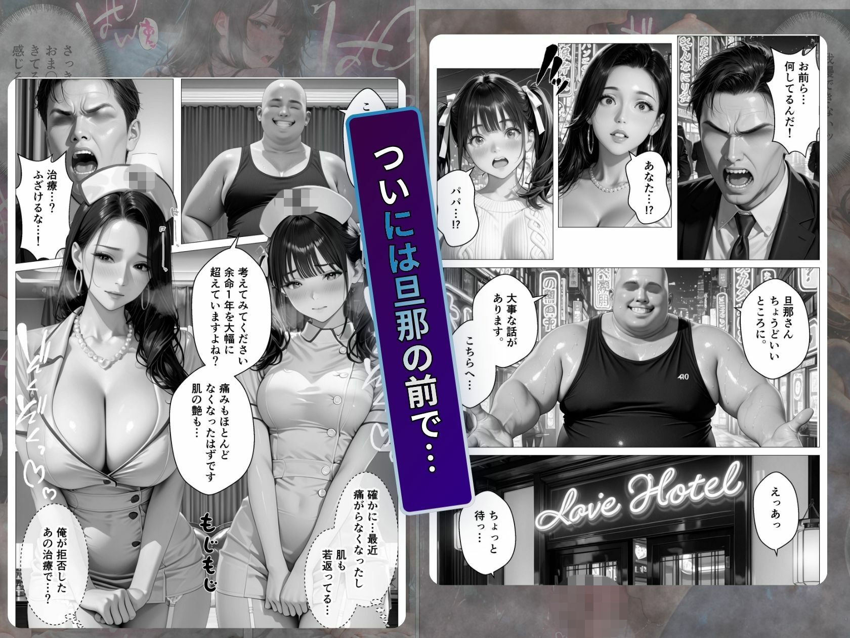 精液治療〜治療と称して放尿アクメするまで母娘を犯してみた〜 サンプル7ページ目