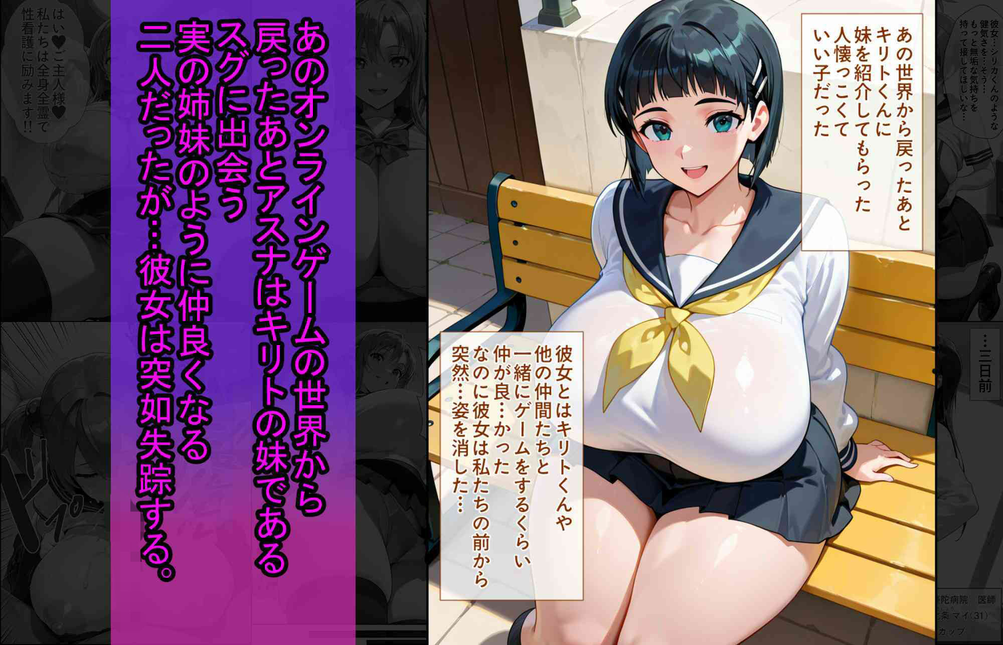 爆乳J●  アスナちゃんが巨根おじさんに寝取られる  話14 サンプル3ページ目