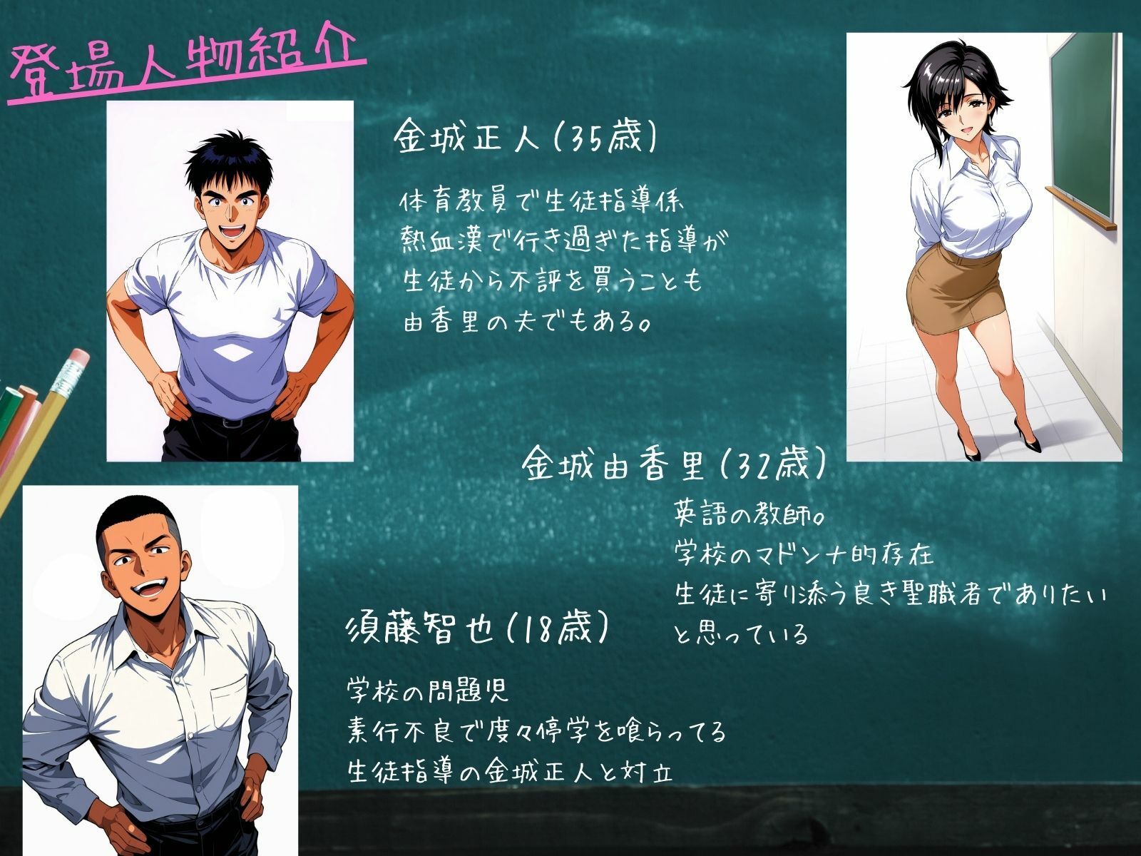 不良生徒は…人妻教師ハンター【前編】〜復讐のターゲットは同じ教師の妻だった〜 サンプル2ページ目