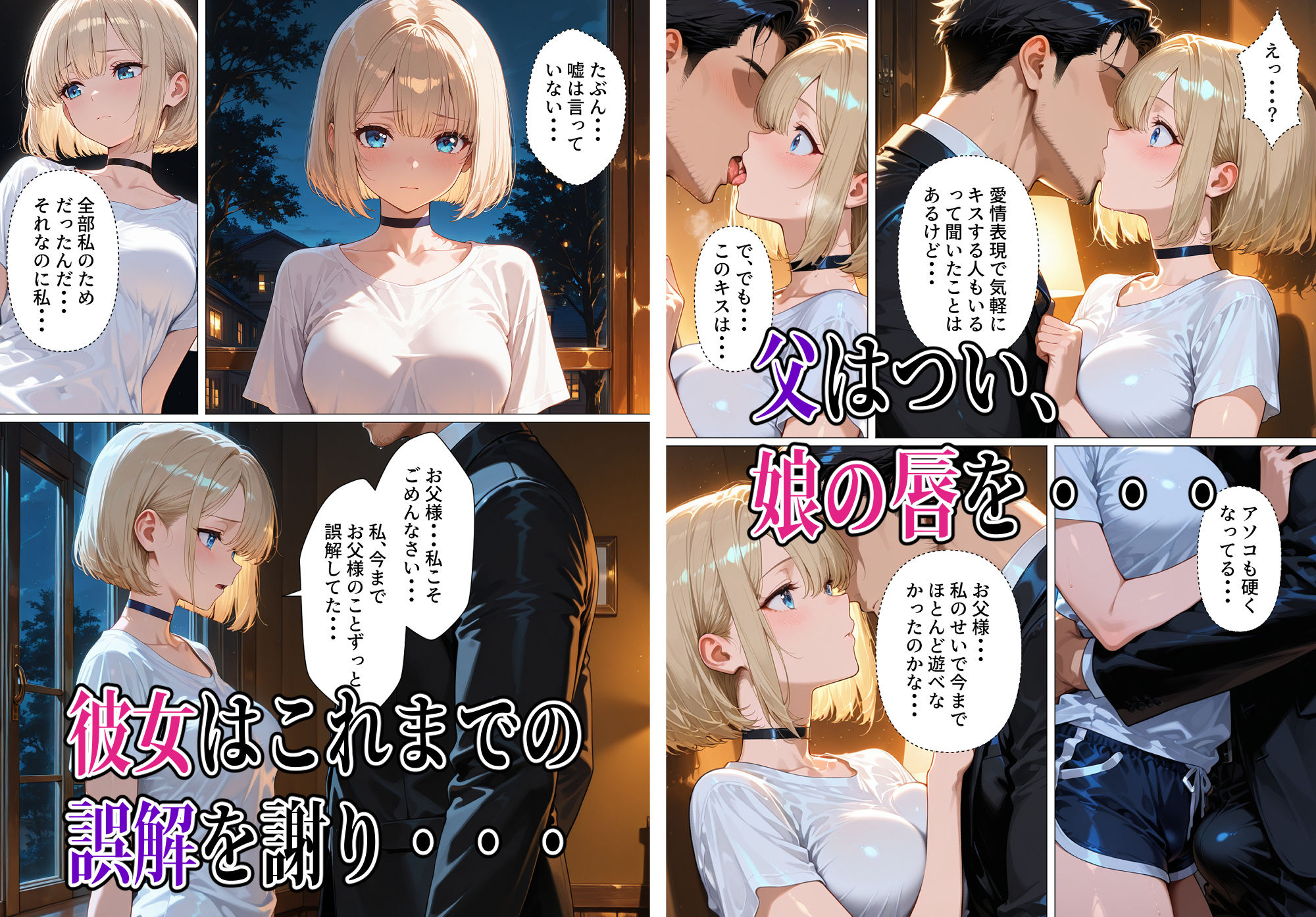 孤独な美少女マリア-背徳の父娘セックス サンプル3ページ目