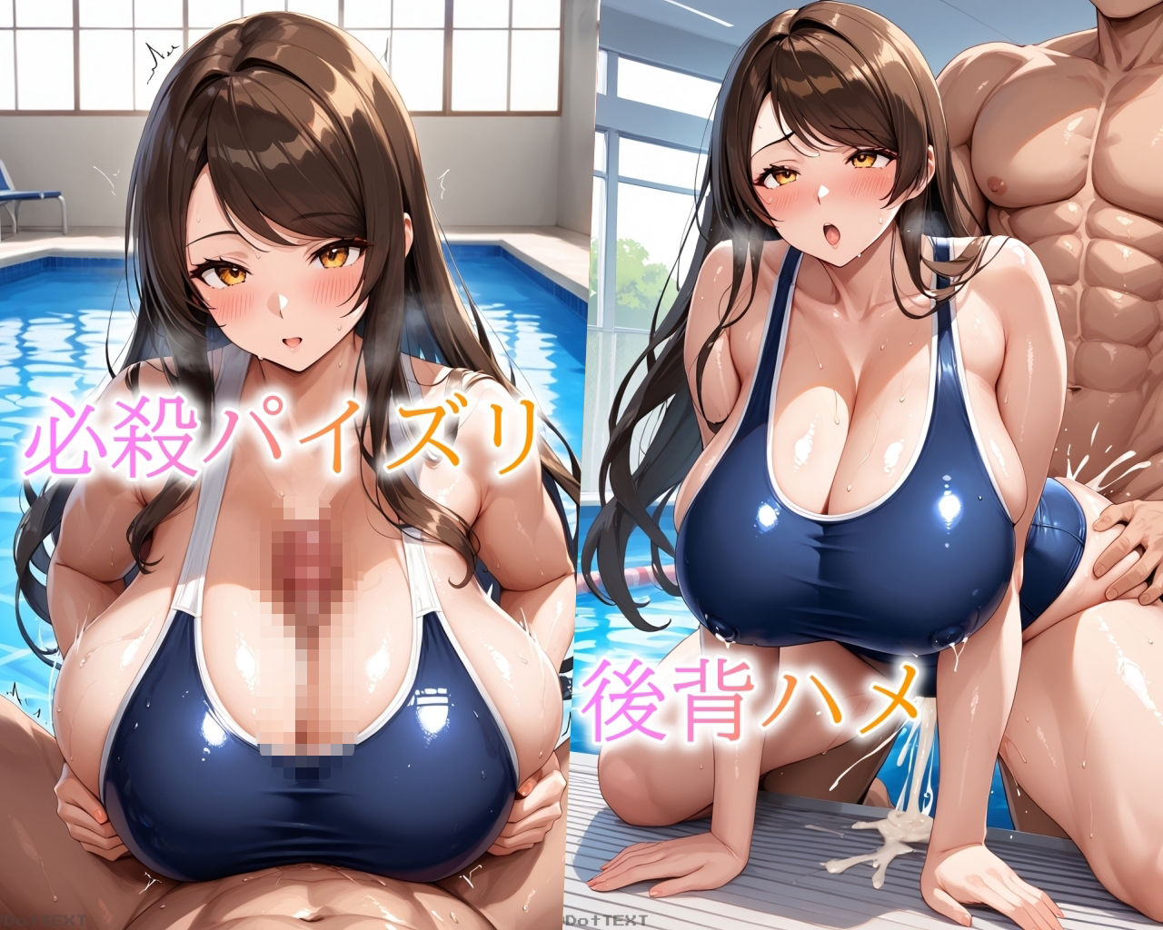 バストガーディアンズ 乳嵐レイナ 乳学2限目乳水学習 サンプル4ページ目