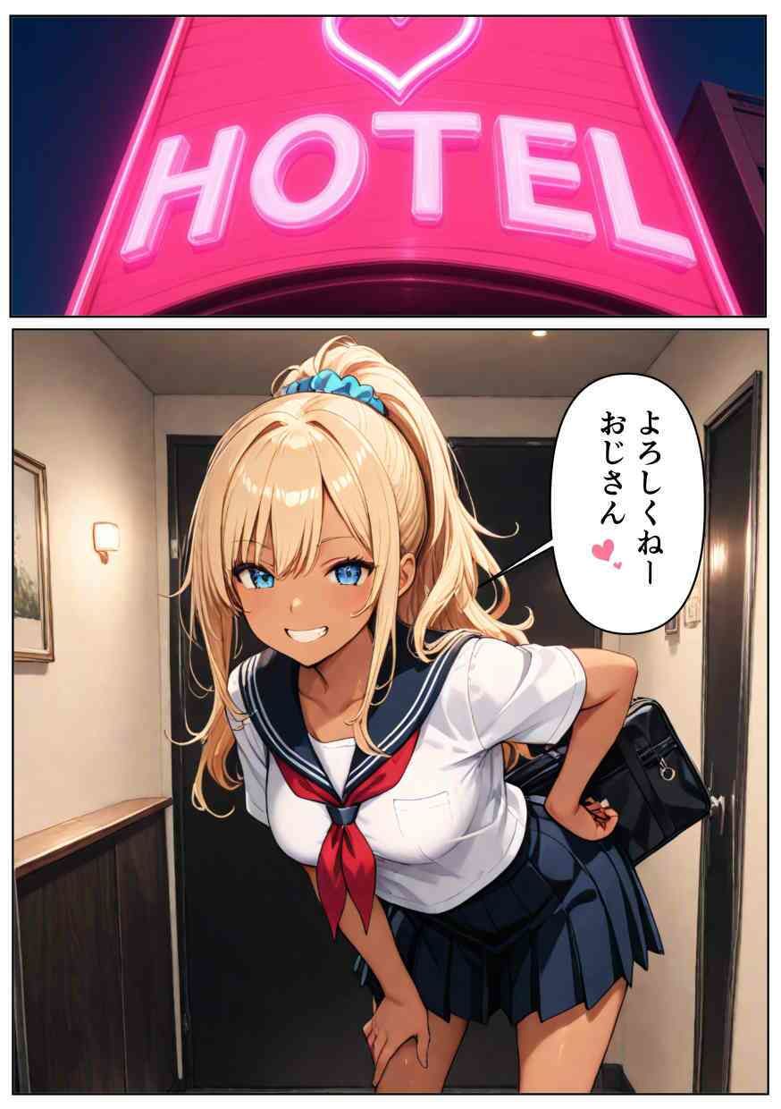 ギャルのパパ活体験記 サンプル1ページ目