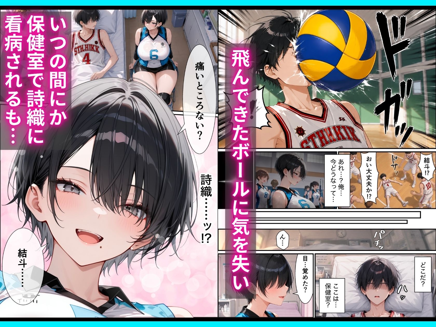 長身ボーイッシュ幼馴染との練習セックスは最高に気持ちいい  前編 サンプル3ページ目