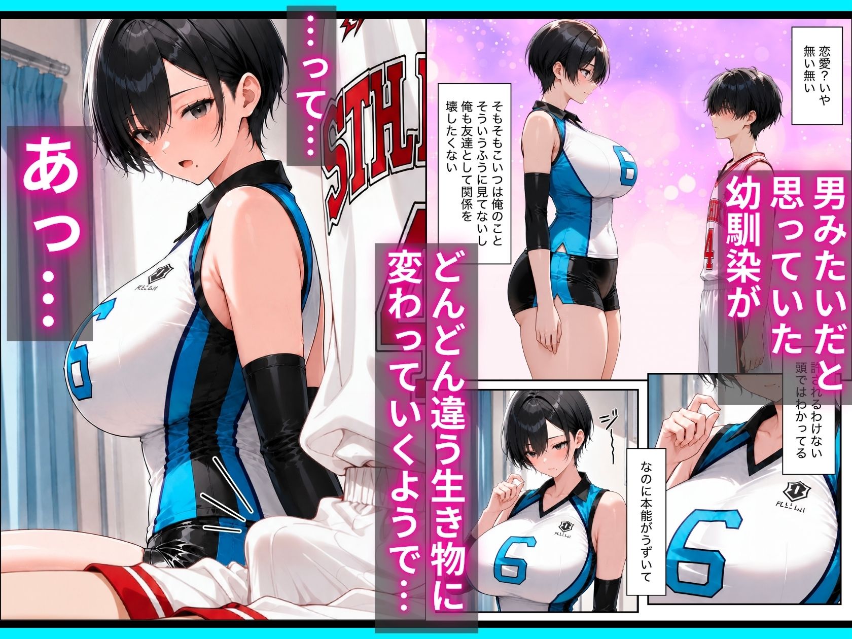 長身ボーイッシュ幼馴染との練習セックスは最高に気持ちいい  前編 サンプル5ページ目
