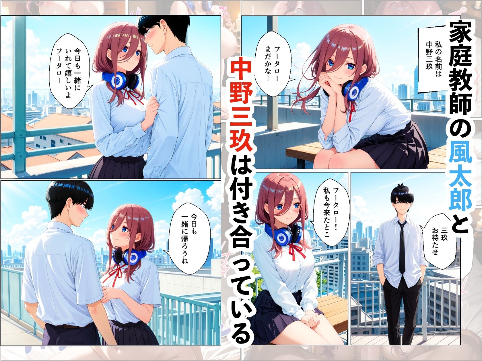 三玖寝取り調教〜パパ活がきっかけでメス堕ち〜 サンプル1ページ目