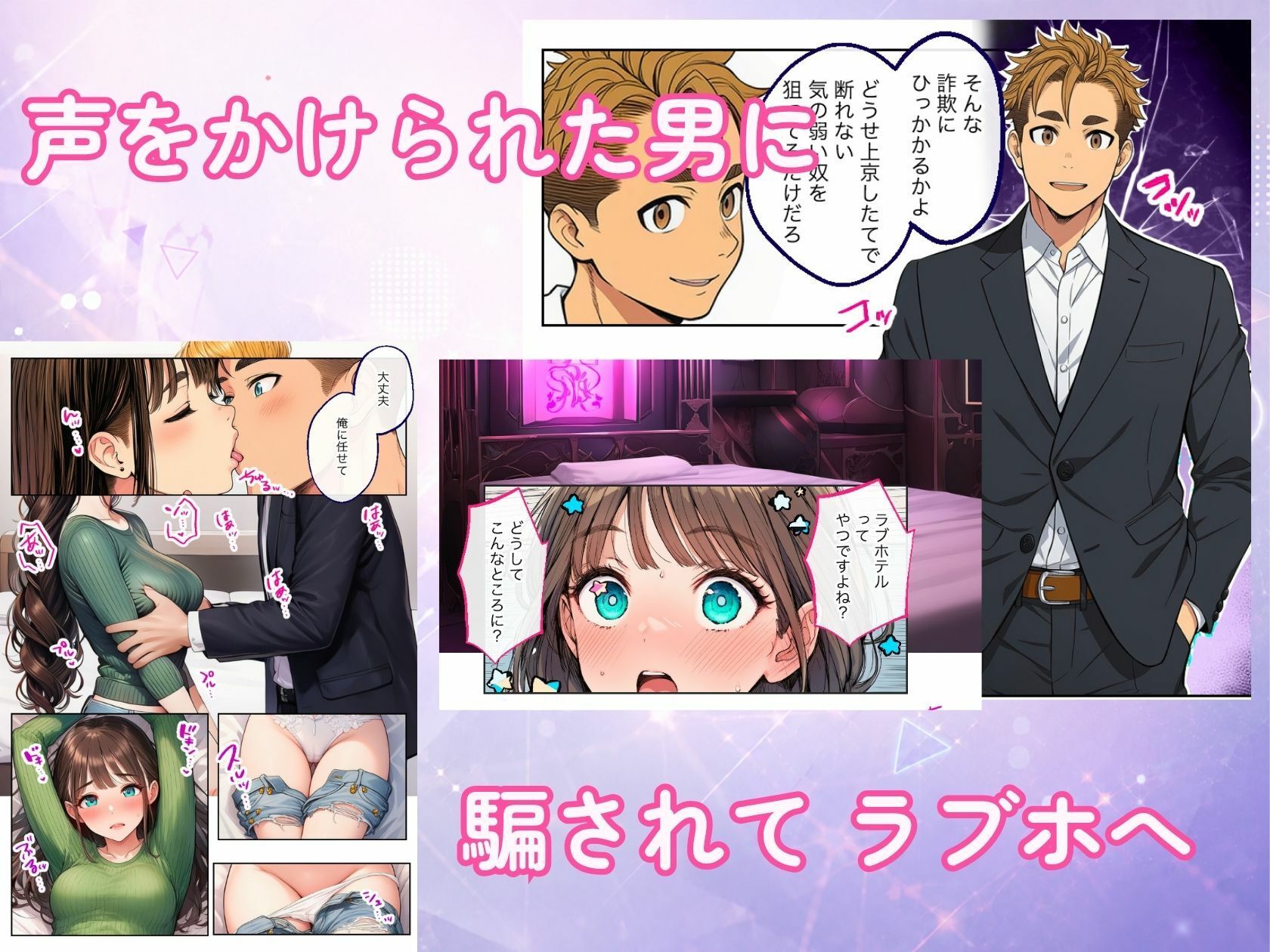 アダルトライブチャットやったら人生変わった（前篇） サンプル2ページ目