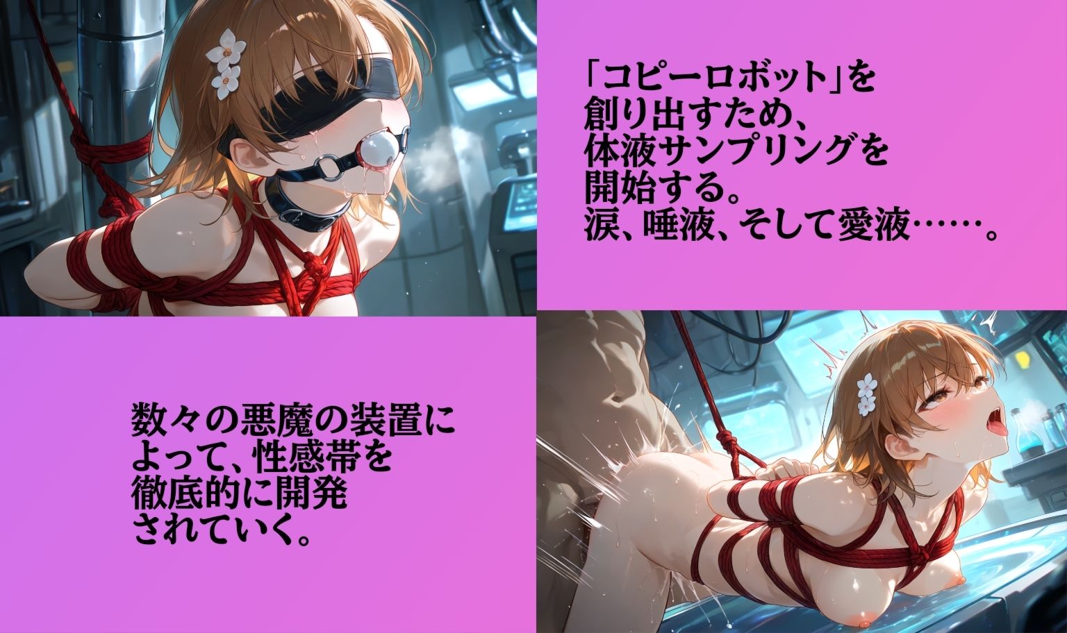 とある御坂の拘束道具 サンプル3ページ目