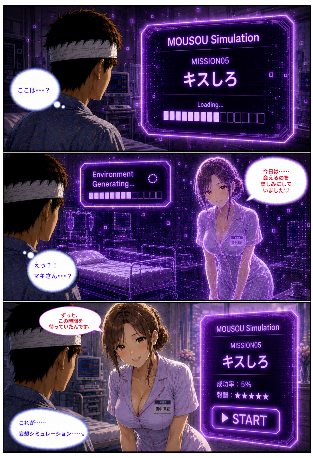 透視能力に目覚めた俺は、攻略情報でエロ無双する…？第1話 サンプル7ページ目