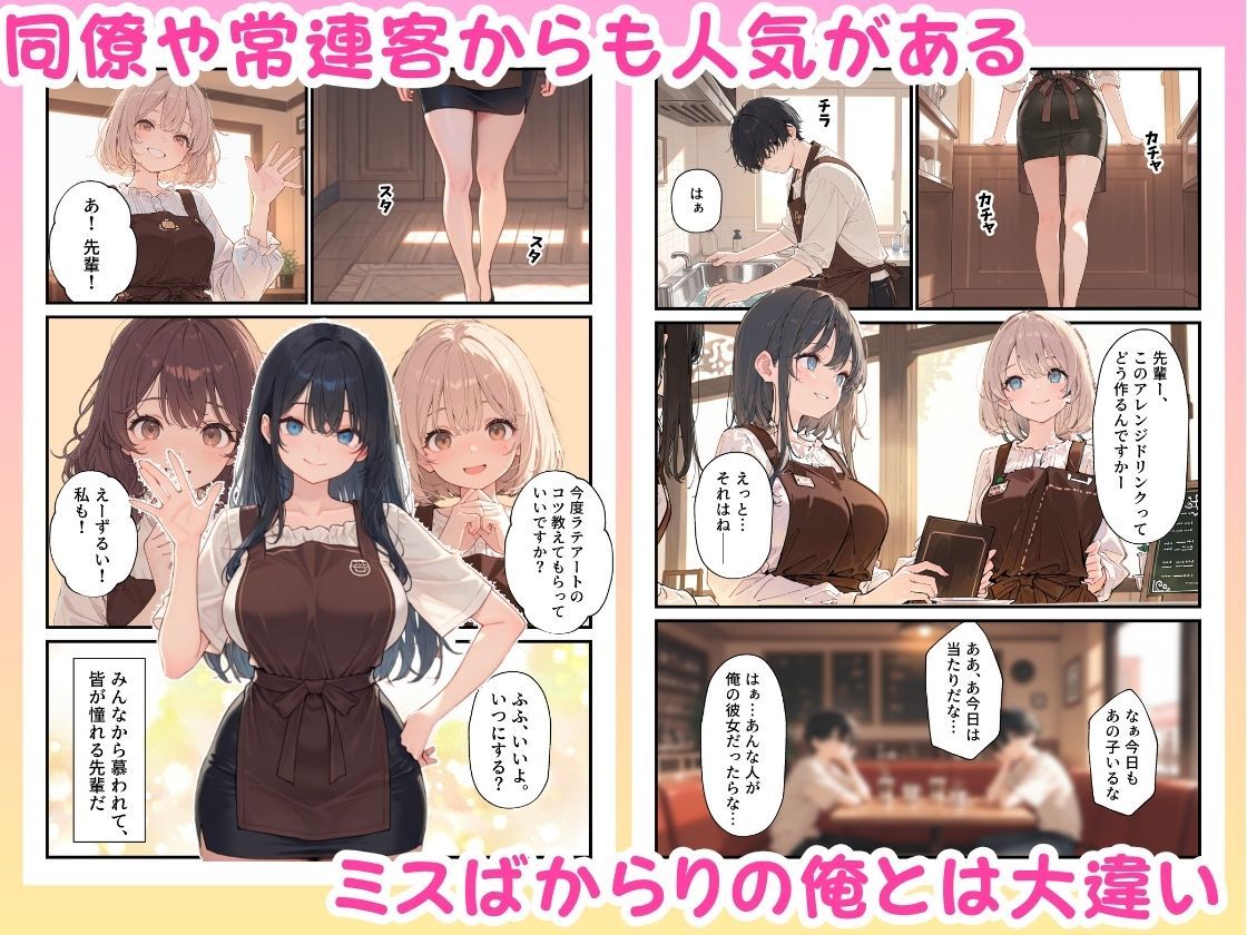 バイト先の憧れの先輩がエロコスプレイヤーだと発覚したので濃厚えちえちセックスした話 サンプル2ページ目
