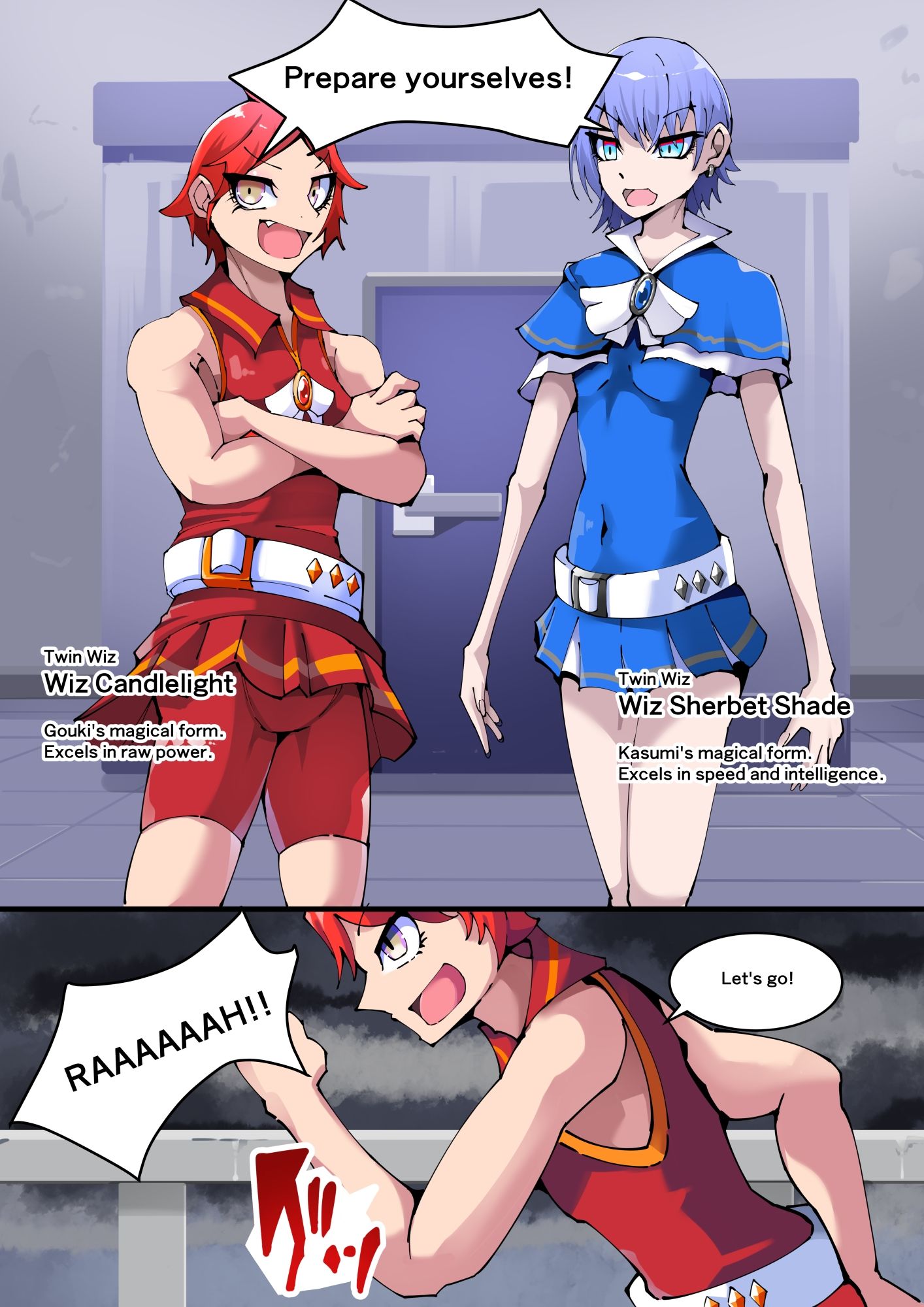 Magical Boy TSF！ Twin Wiz VS The Terrifying Rubberians 1 サンプル7ページ目