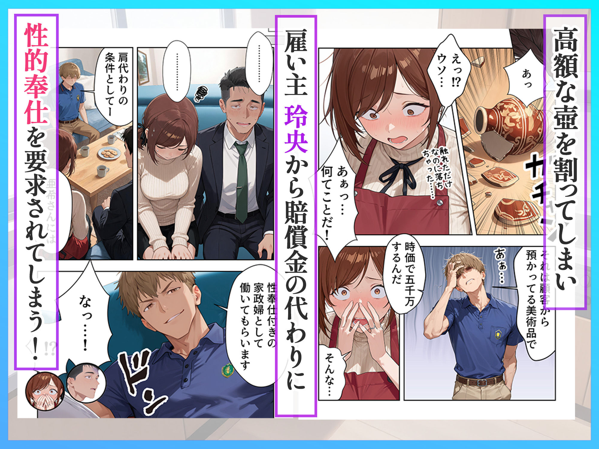 家事代行の人妻  寝取られた別れのビデオレター サンプル3ページ目