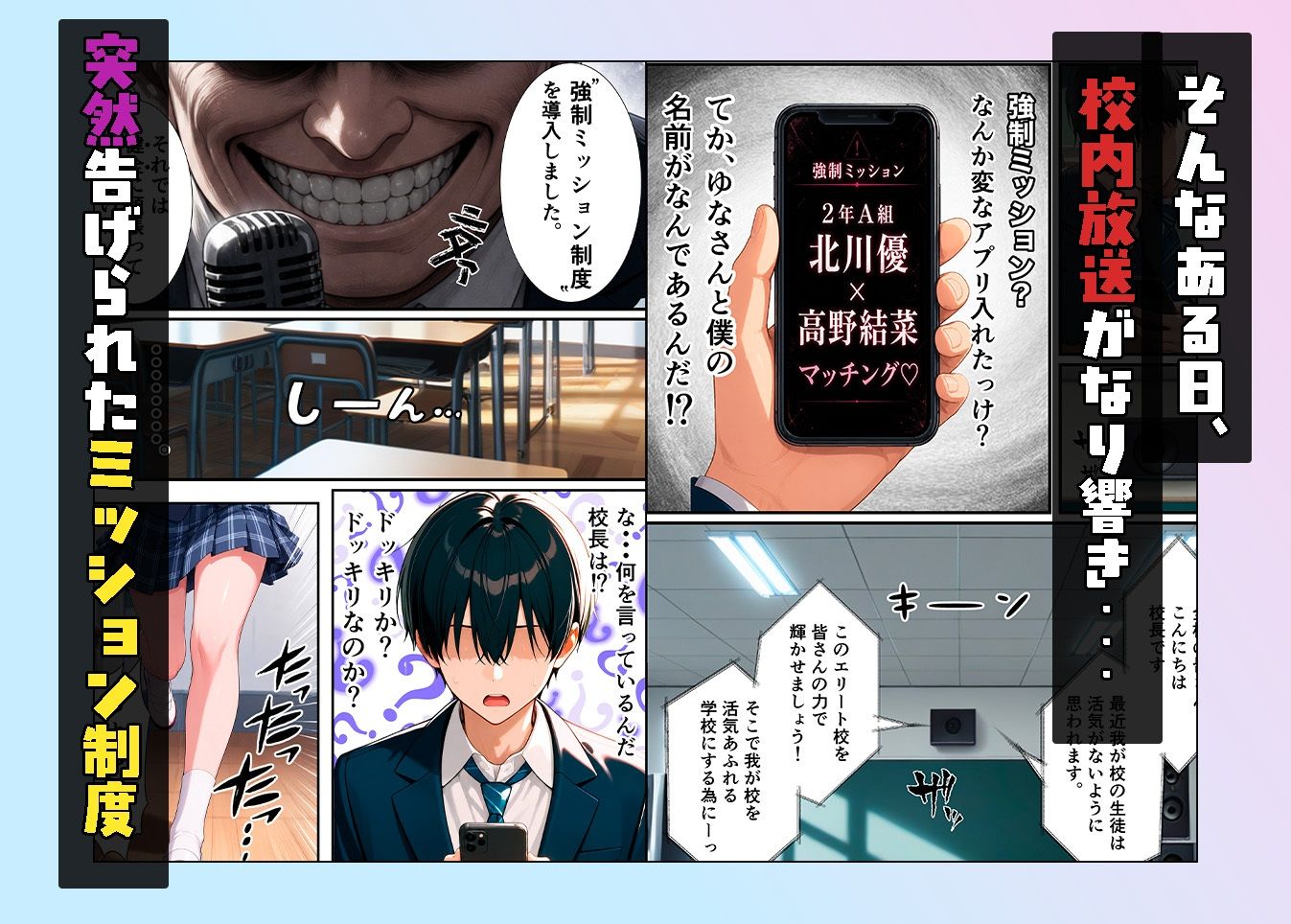 俺を嫌っているクラス1美少女とセックスしないと出られない部屋で中出ししまくった話 サンプル3ページ目