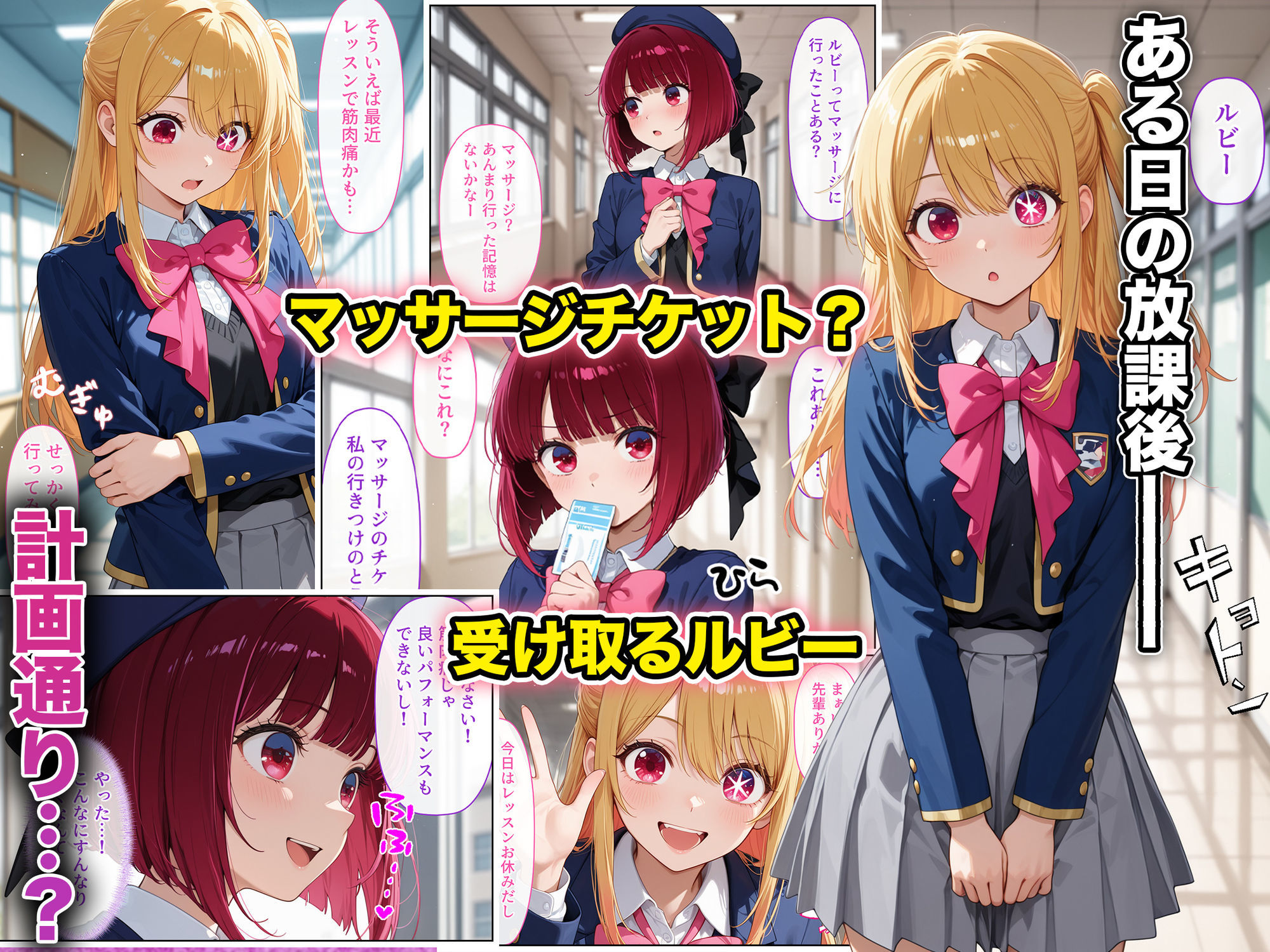現役JKアイドルが媚薬マッサージに沼って自らおかわりを求めメスになった話  〜前編〜 サンプル1ページ目