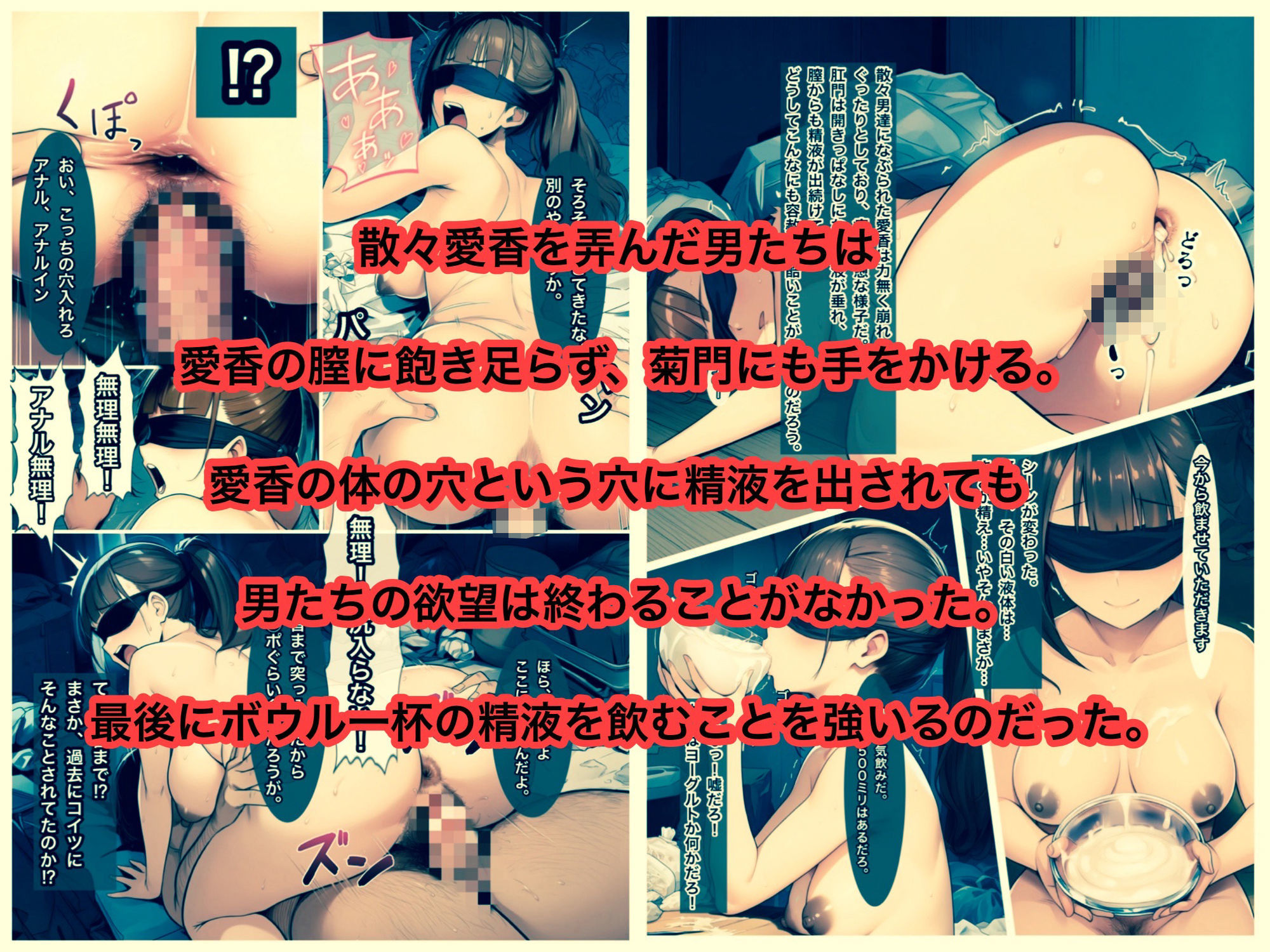 少女汚染最終章  地獄の痴態配信  雌豚愛香の受難 サンプル5ページ目