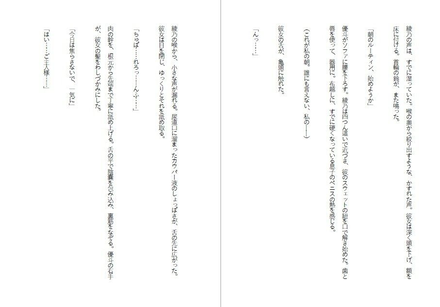 母親調教・息子に飼われる外資系エリート サンプル3ページ目
