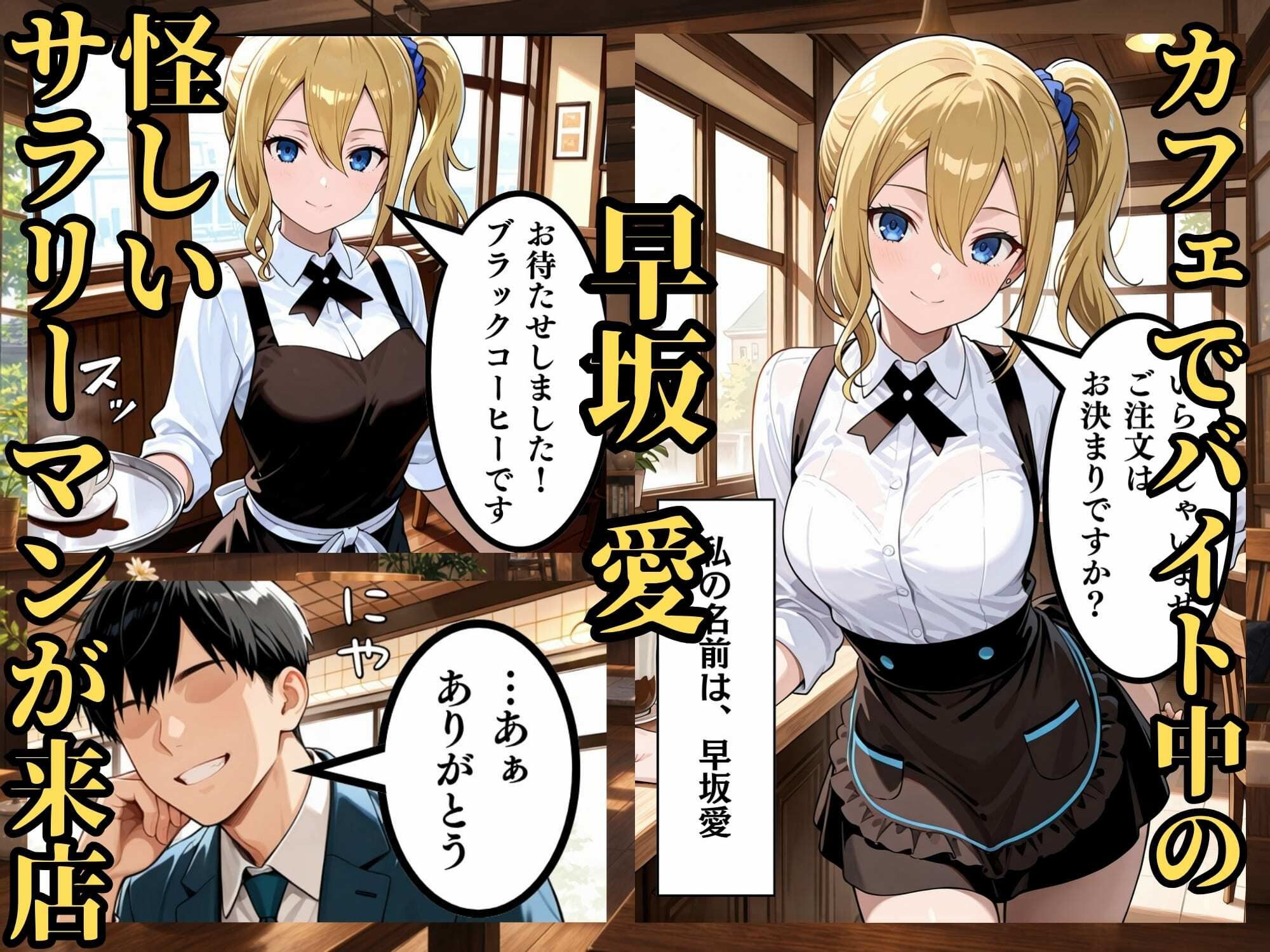 都内で働く早坂愛。サラリーマンの肉棒で堕ちて淫れる サンプル1ページ目
