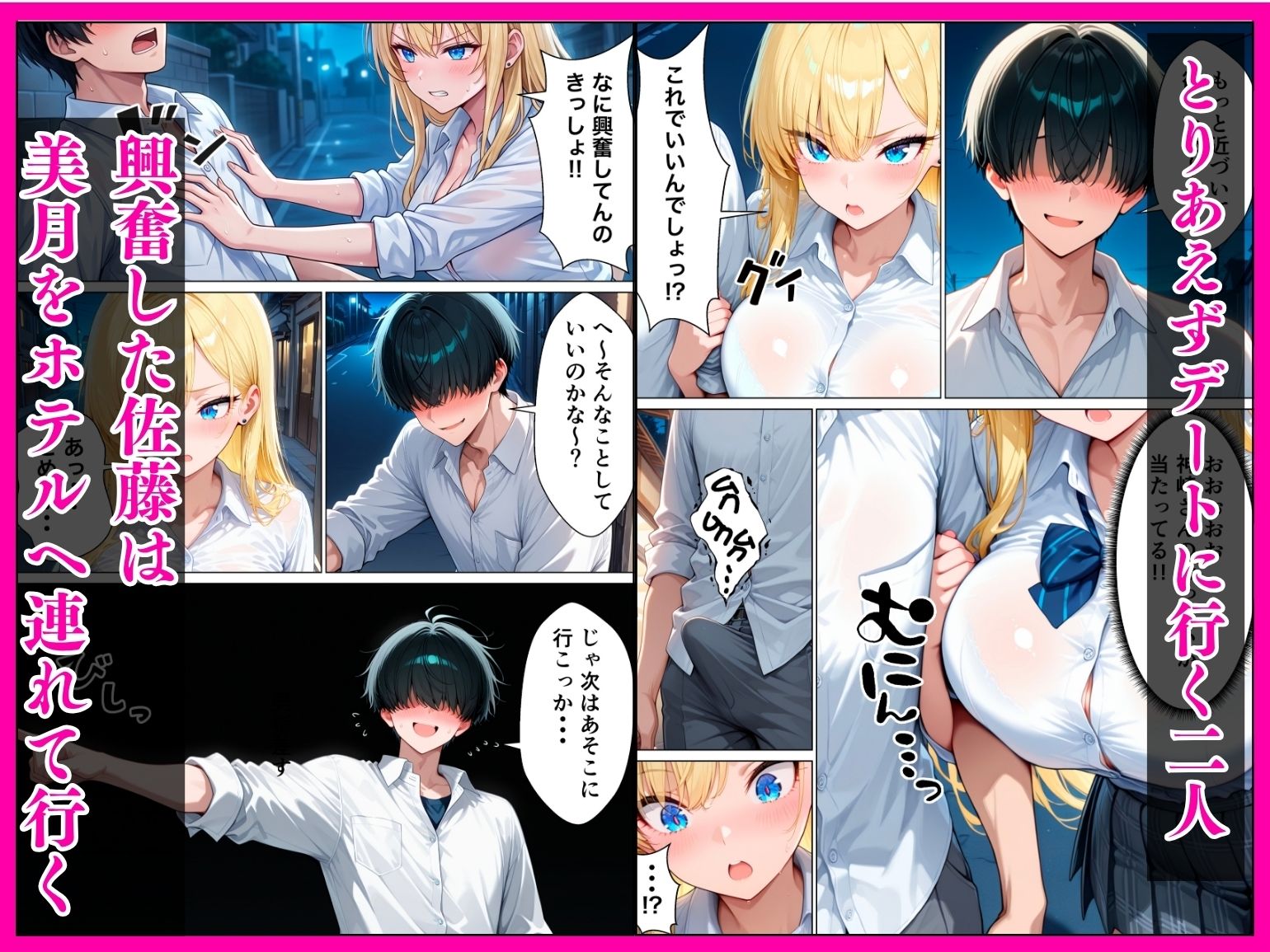 レンタル彼女を呼んだらクラスの一軍ギャルが来た話 サンプル4ページ目