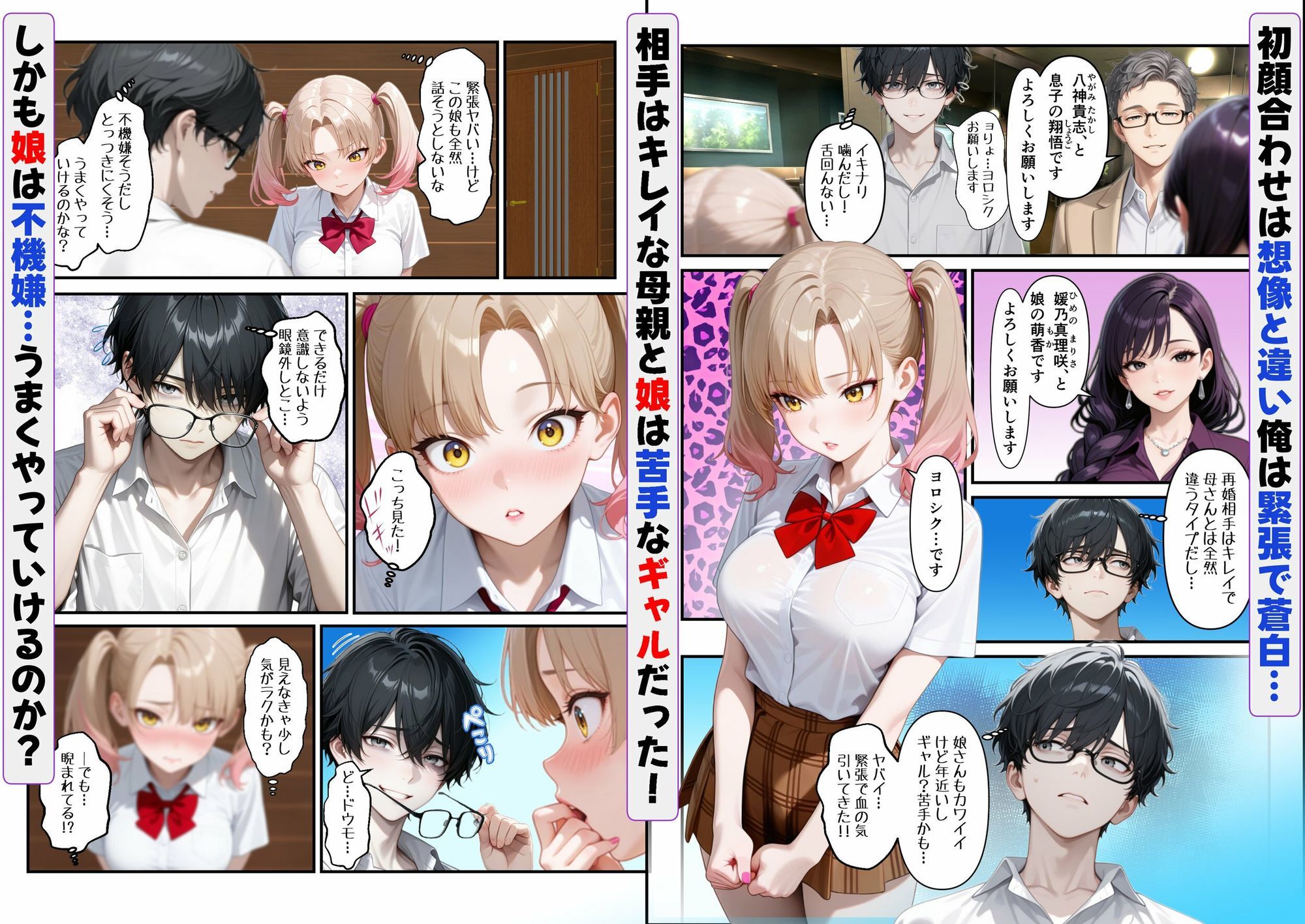 女性が苦手な俺にかわいい巨乳ギャルの義妹ができて一線超えて生ハメ中出しした話 サンプル2ページ目