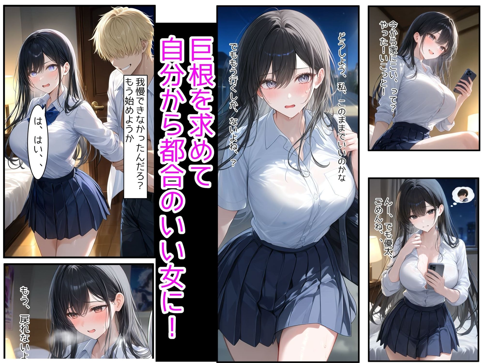 妹の彼氏にNTRされた爆乳J●の姉〜制服のまま絶倫巨根で子宮を突かれ孕ませイキ狂った記録〜 サンプル5ページ目