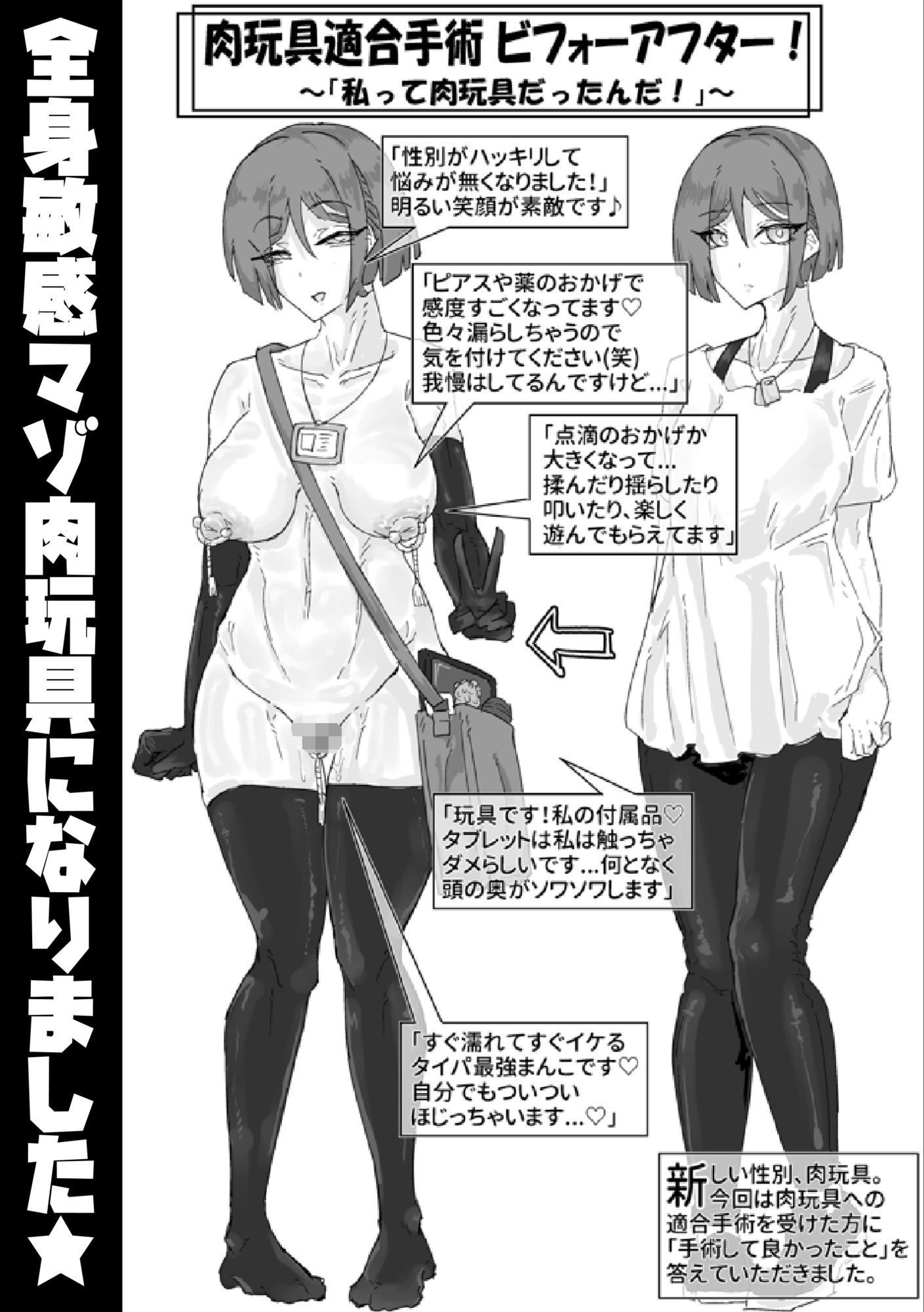 マゾ肉化適合手術 〜弐玖面 千弥は性別・肉玩具〜 サンプル3ページ目