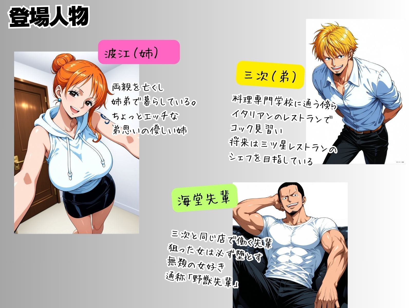 【異世界転生】バ先の野獣先輩に俺の姉貴を紹介したらセックス依存症にされた話【後編】 サンプル1ページ目