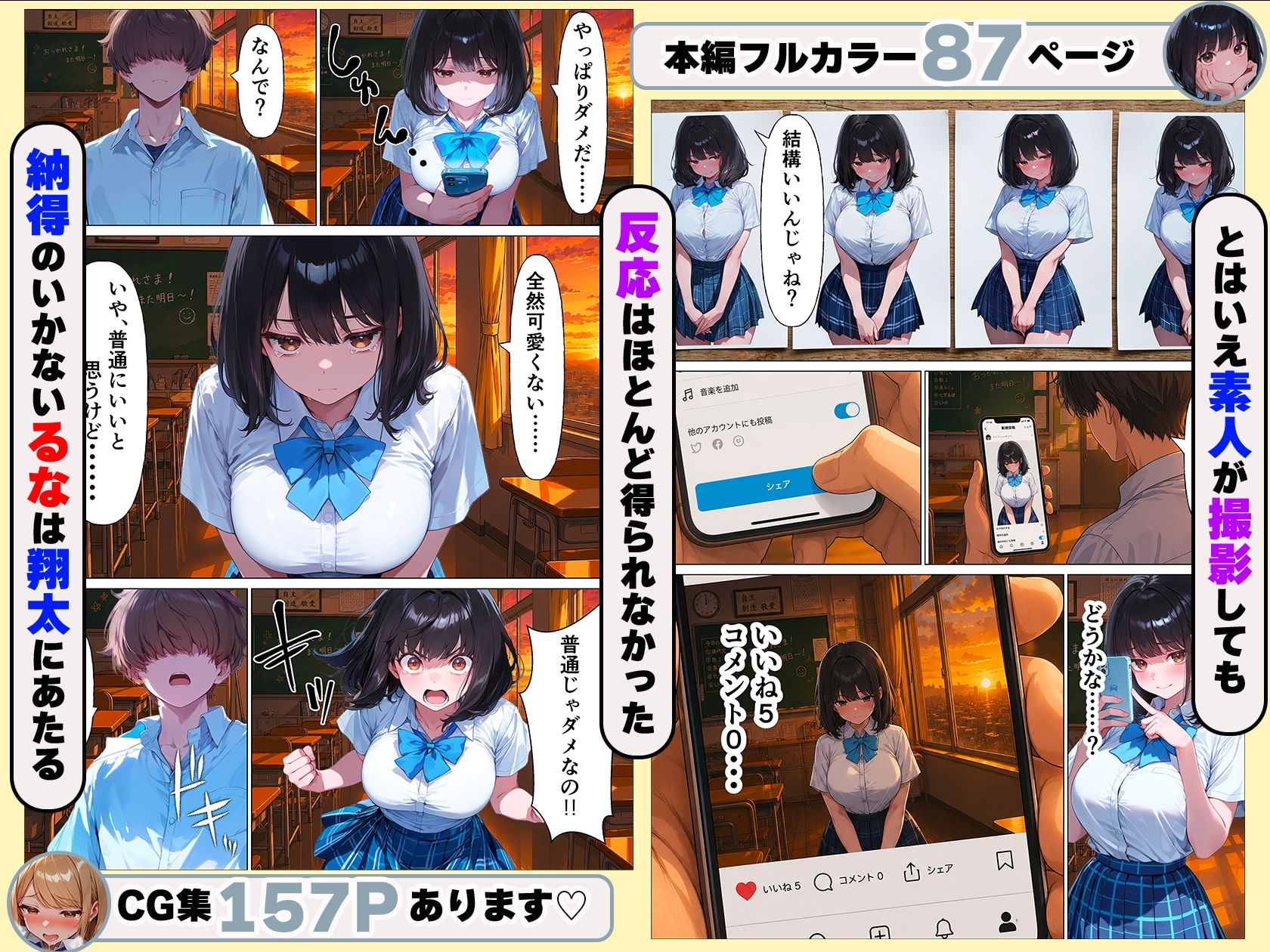 元地味だった幼馴染ギャルが人気インフルエンサーになっても俺とイチャラブセックスする話 サンプル4ページ目