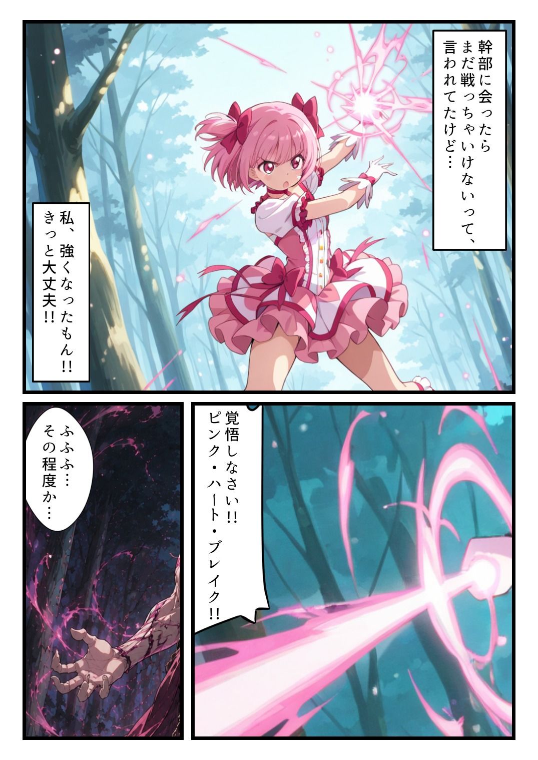 敗北魔法少女〜マジカル・ハートが粉砕され、肉便器に堕ちるまで〜 サンプル5ページ目