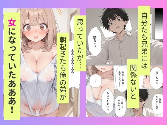 弟が突然妹になったので責任もって中出しセックスして嫁にします サンプル2ページ目