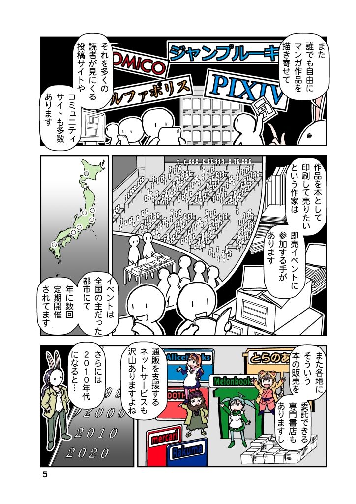 商業出版と自主出版を比較考察してみたら  創作同人電子書籍のススメ2026年 サンプル5ページ目