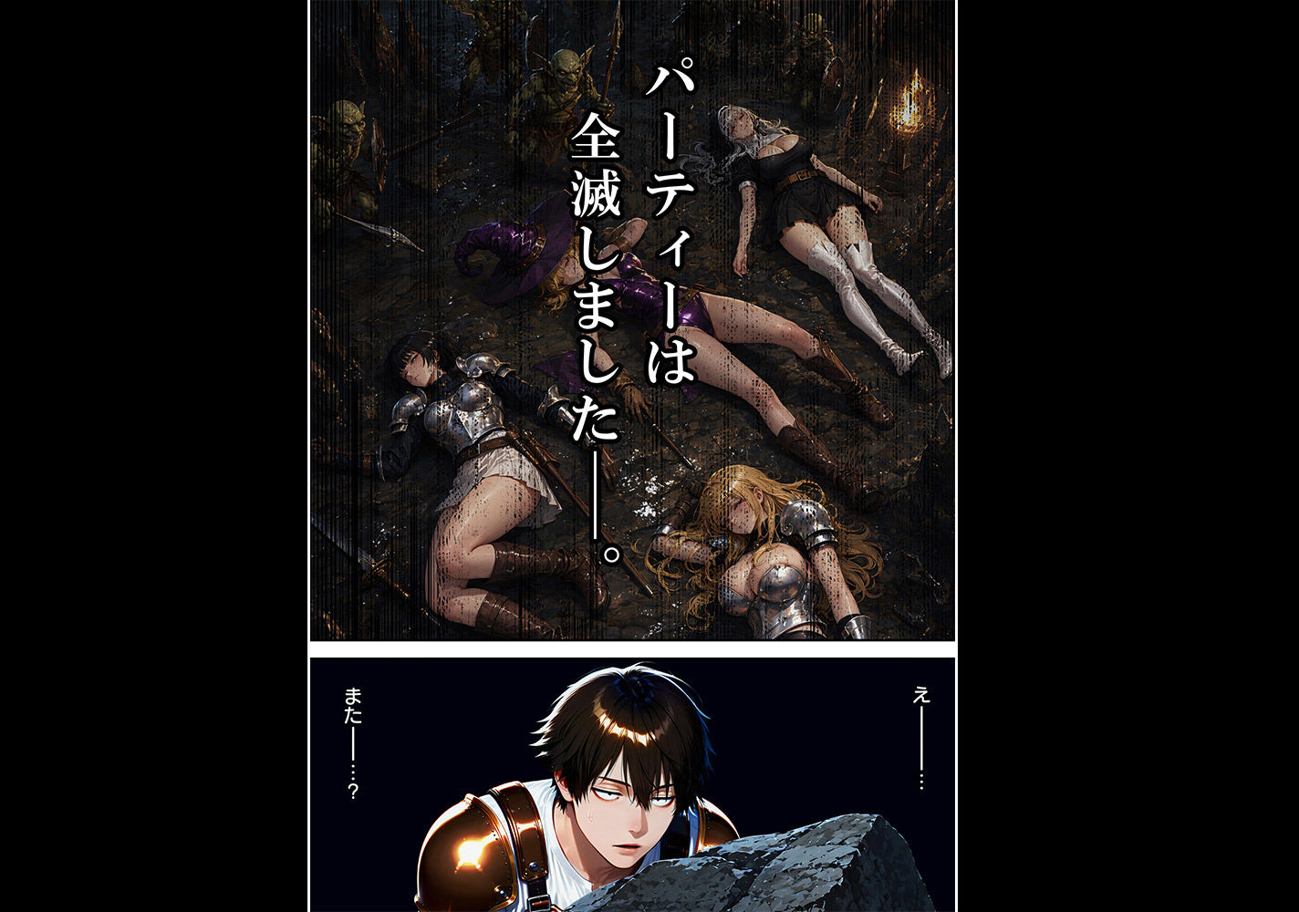 全滅転生 1=媚薬服用痴女戦士達は犯●れて前に進む= サンプル8ページ目