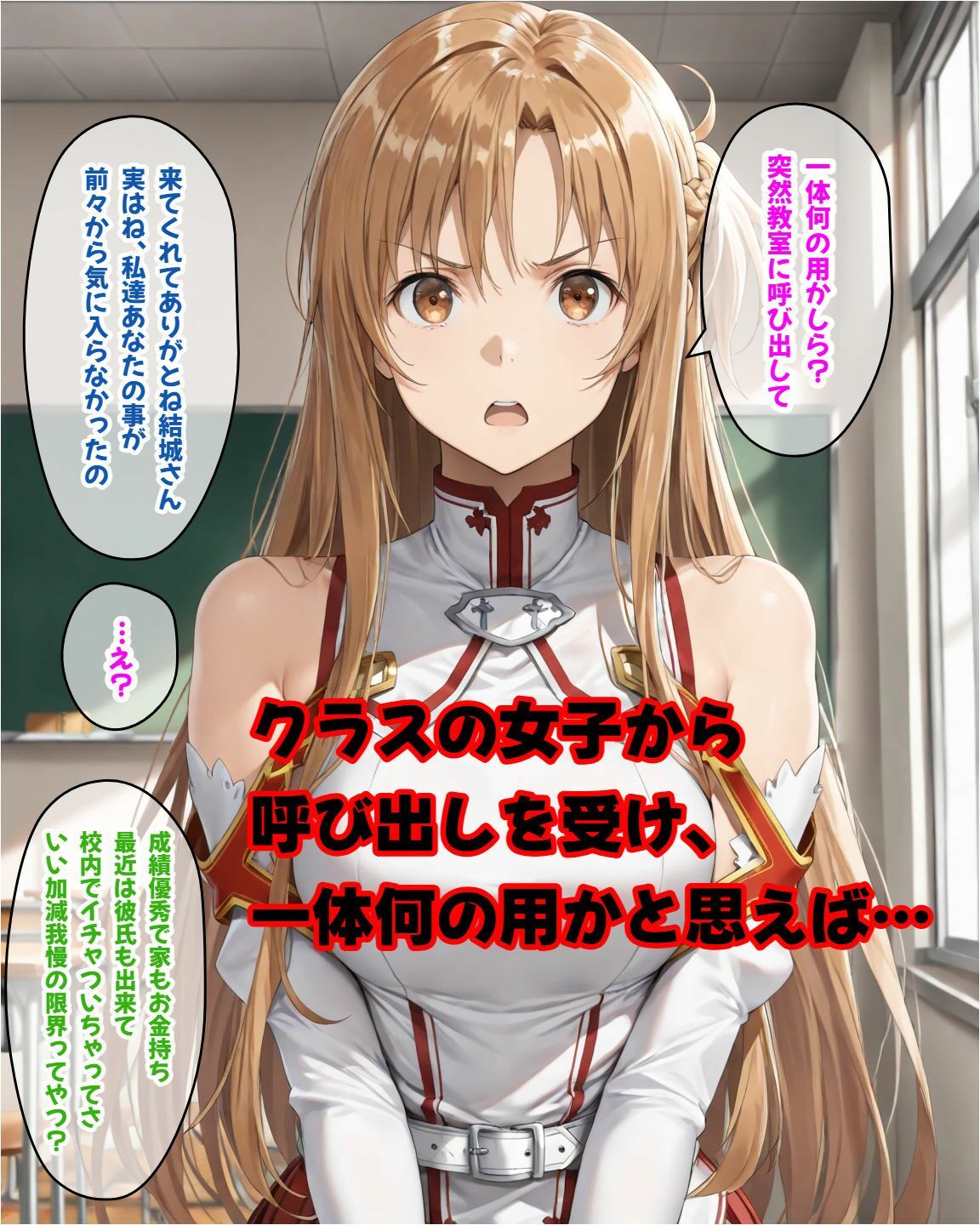ア〇ナがカメラの前で寝取られSEX「絶対にキ〇ト君には見せないで！」 サンプル1ページ目
