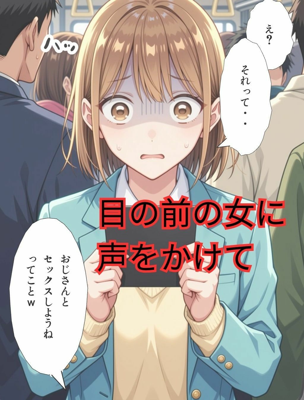 弱者男性救済法（鹿●千夏編） サンプル2ページ目