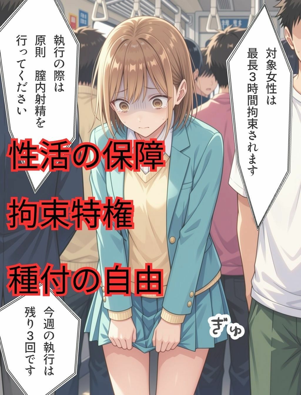 弱者男性救済法（鹿●千夏編） サンプル5ページ目