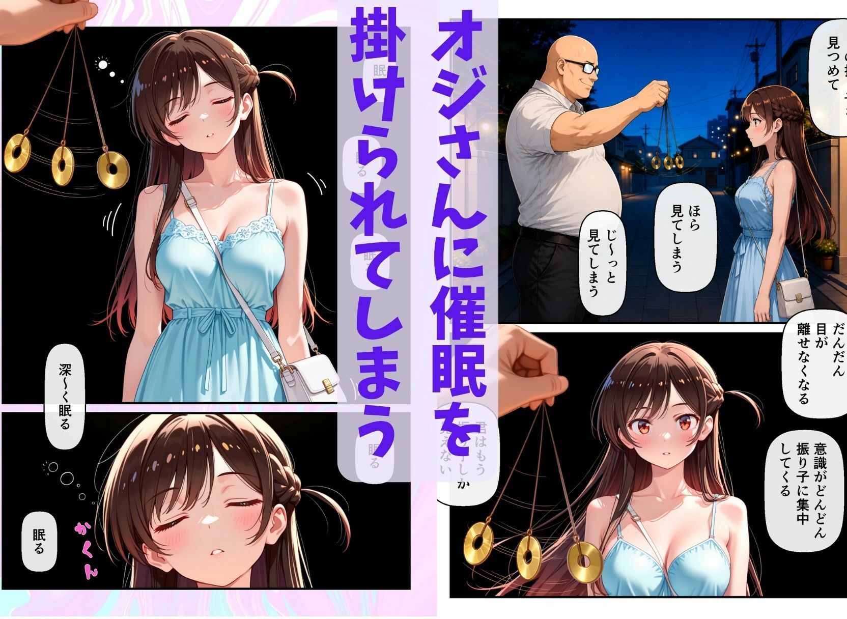 水◯千鶴を洗脳して催●彼女にした サンプル2ページ目