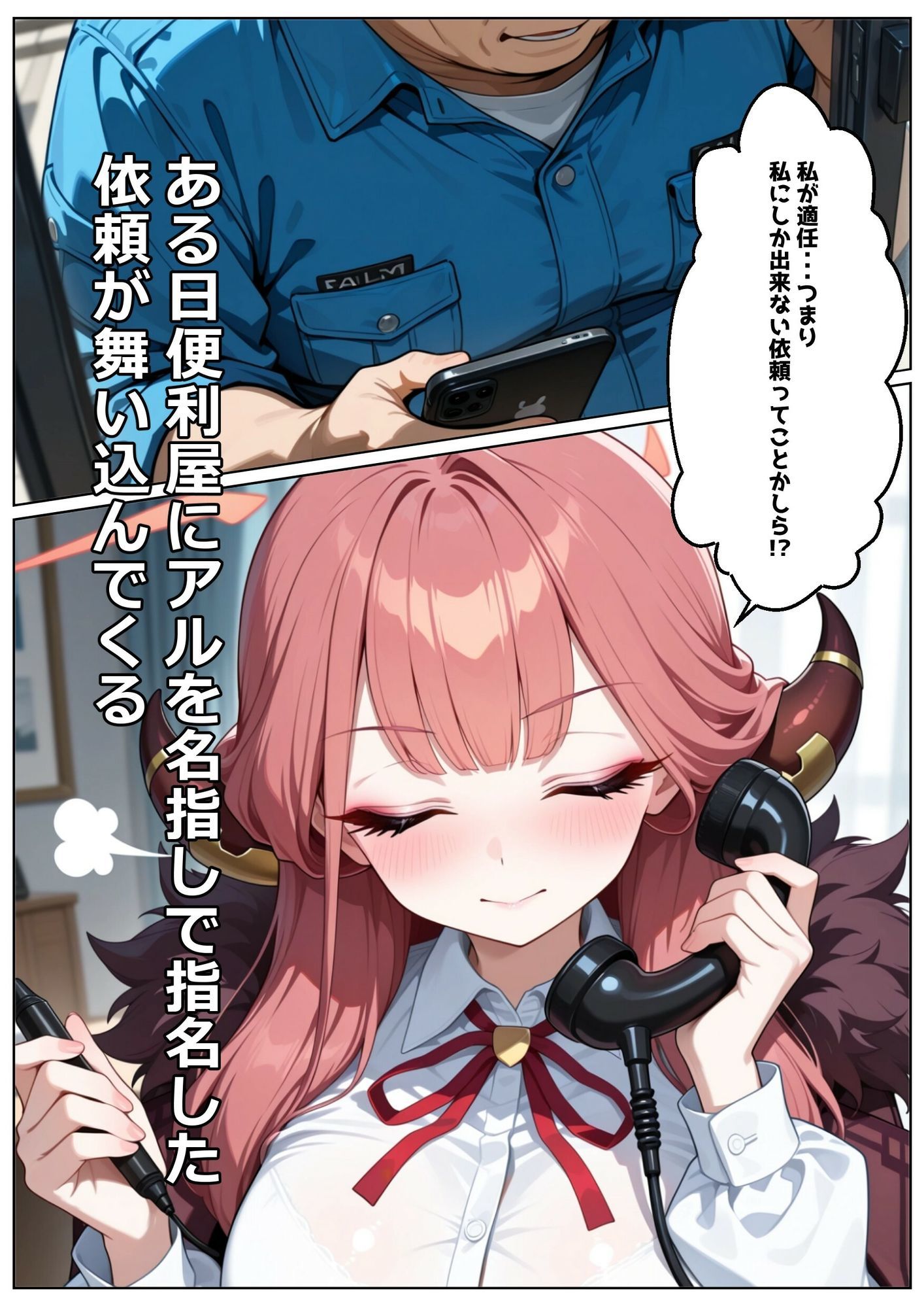 依頼主はこじらせ用務員！？ サンプル1ページ目