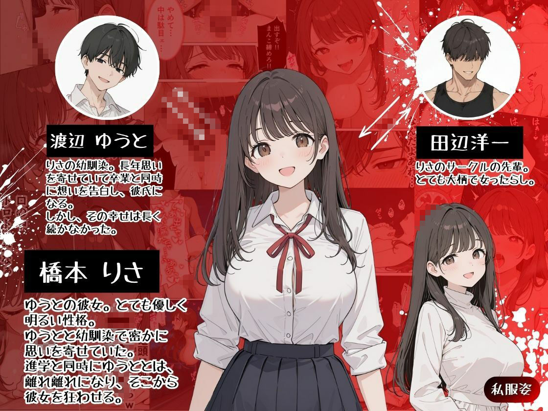大好きな幼馴染が寝取られ幸せな人生を壊された話。 サンプル1ページ目