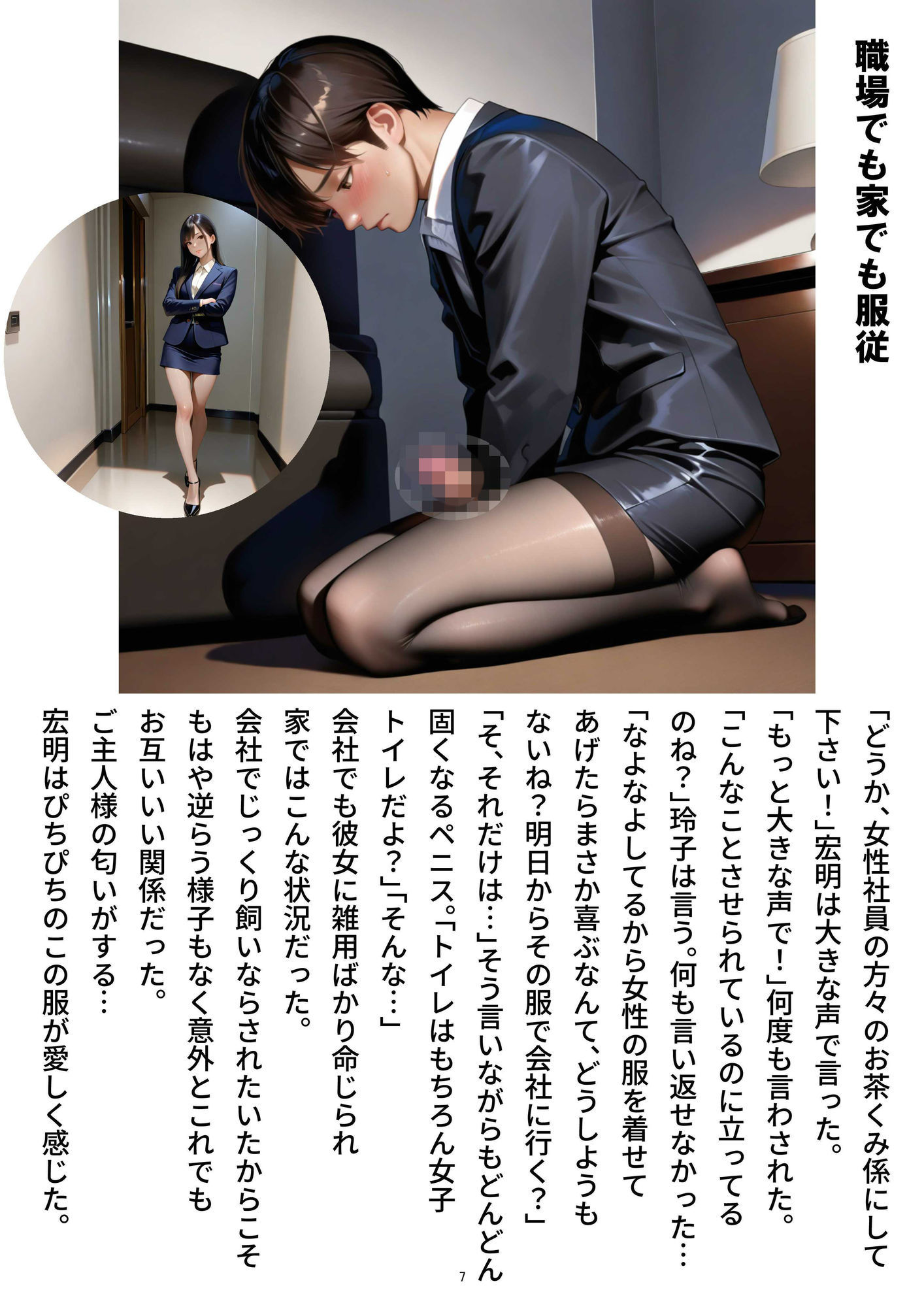 ご主人様の日常 僕は彼女の下僕です  〜S女性に支配される女装M男の主従生活〜  VOL.3 サンプル2ページ目