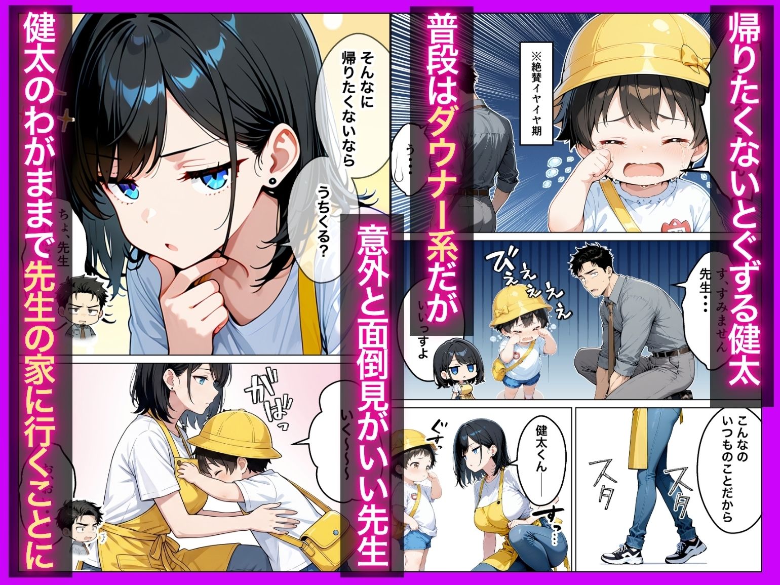バツイチ子持ちの俺が見た目120点のツンデレダウナー保育士に本能剥き出しで種付けした話 サンプル2ページ目