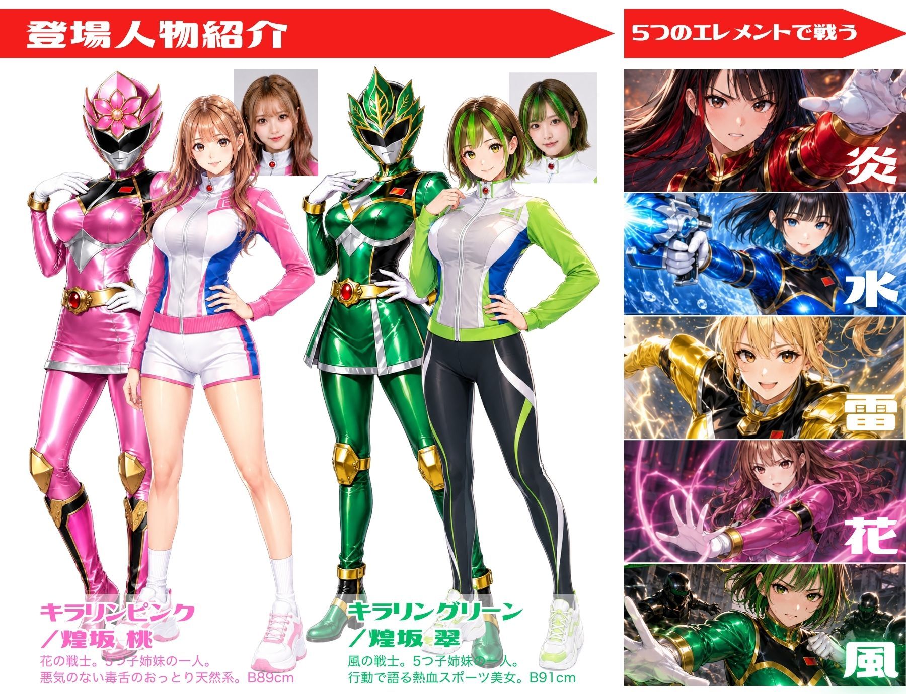 煌戦隊キラリンジャーIN美肢体研究室・極太の侵入ミッション〜敵アジトで拘束された戦隊ヒロインは戦闘員が極太過ぎて大ピンチ？/戦隊ロスのアナタに贈る『大人の為の戦隊』シリーズ〜 サンプル10ページ目